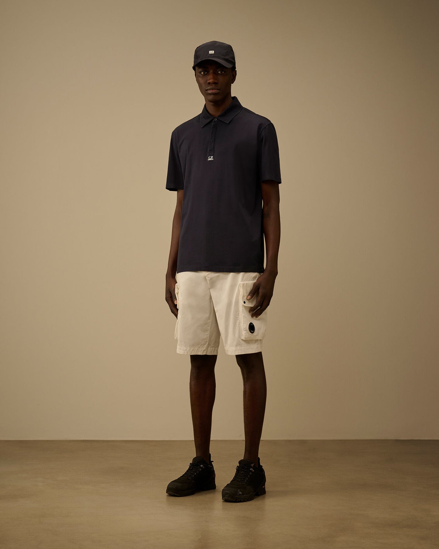 70/2 Mercerized Jersey Gasato Short Sleeve Logo Polo, TOTAL ECLIPSE - BLUE