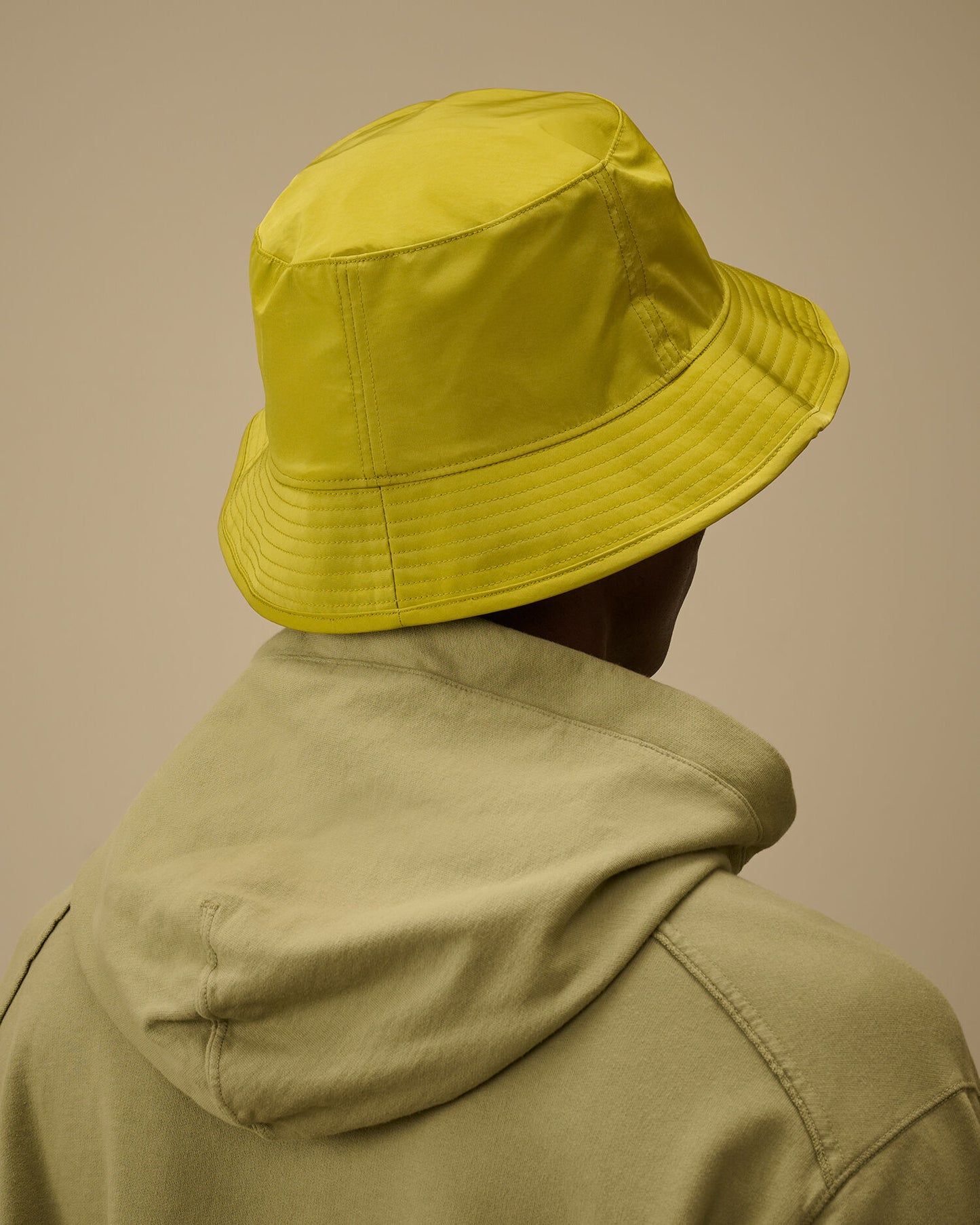 Chrome-R Lens Bucket Hat, ANTIQUE MOSS -YELLOW