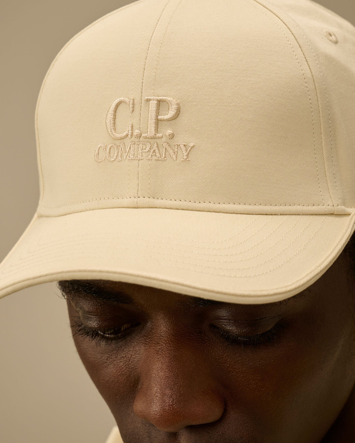 Gabardine Contrast Cap, FROZEN DEW - WHITE