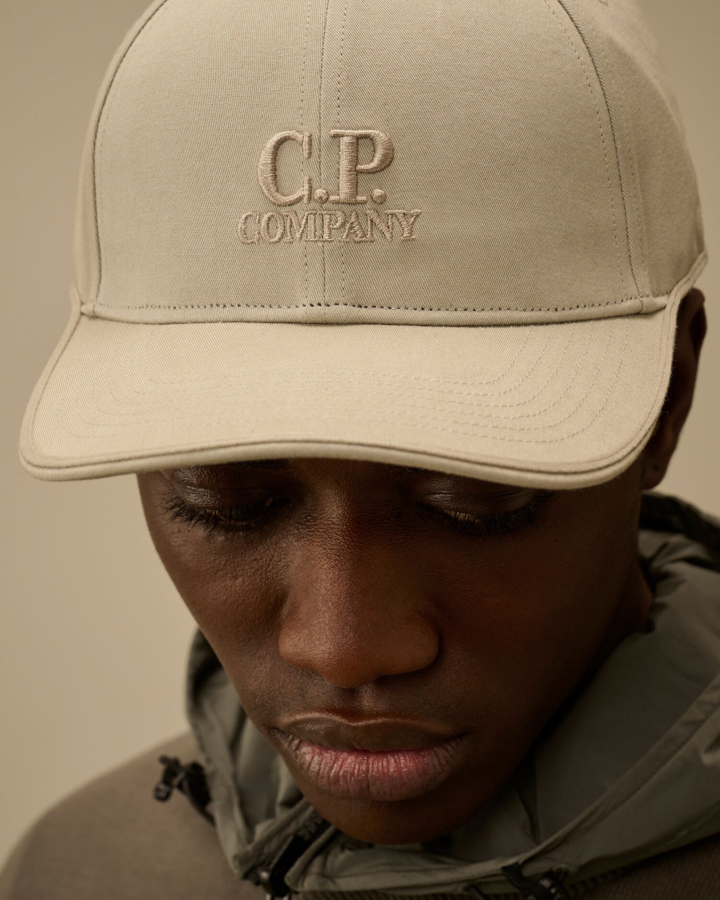 Gabardine Contrast Cap, DOVE - GREY