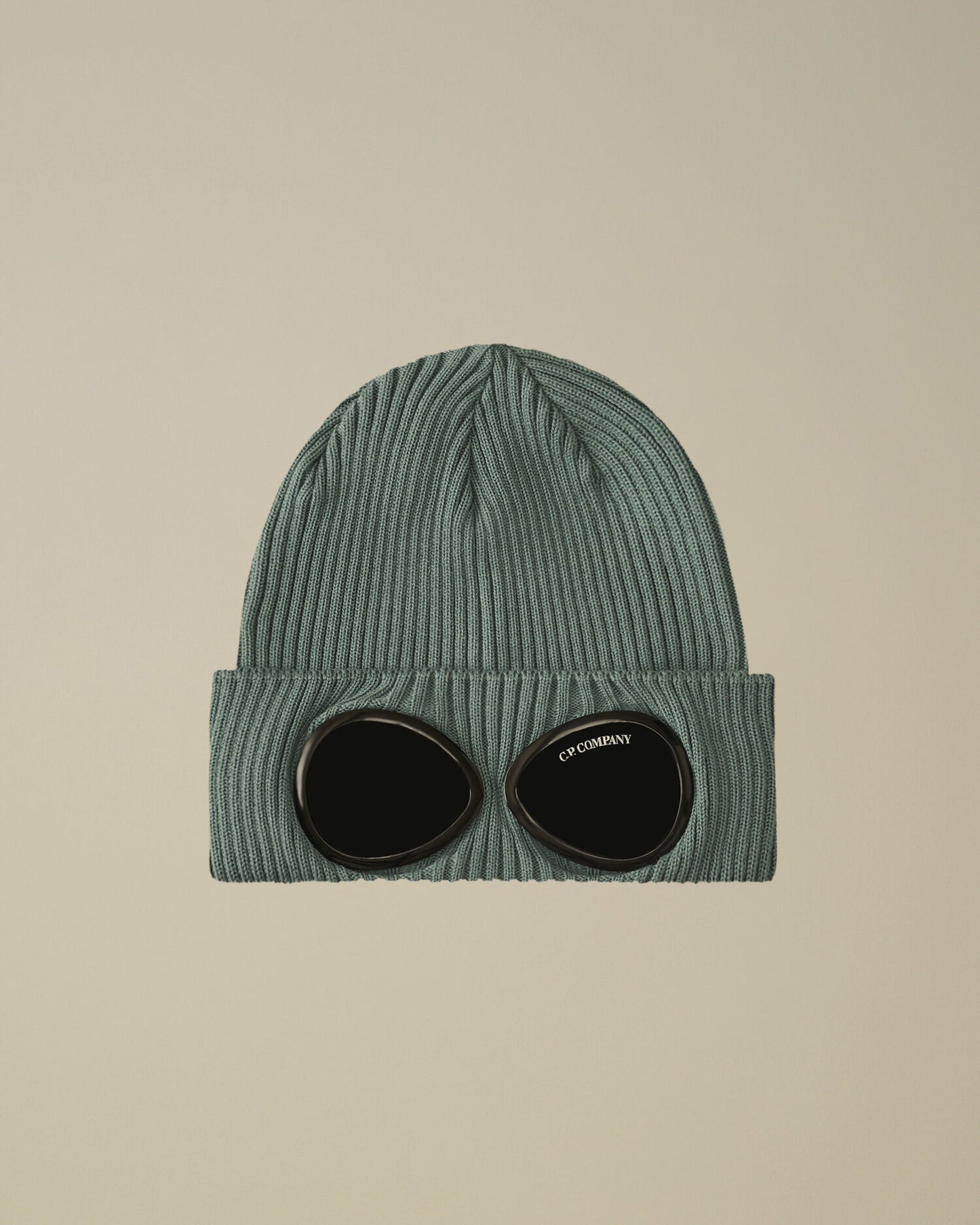 Cotton Goggle Beanie, SILVER BLUE