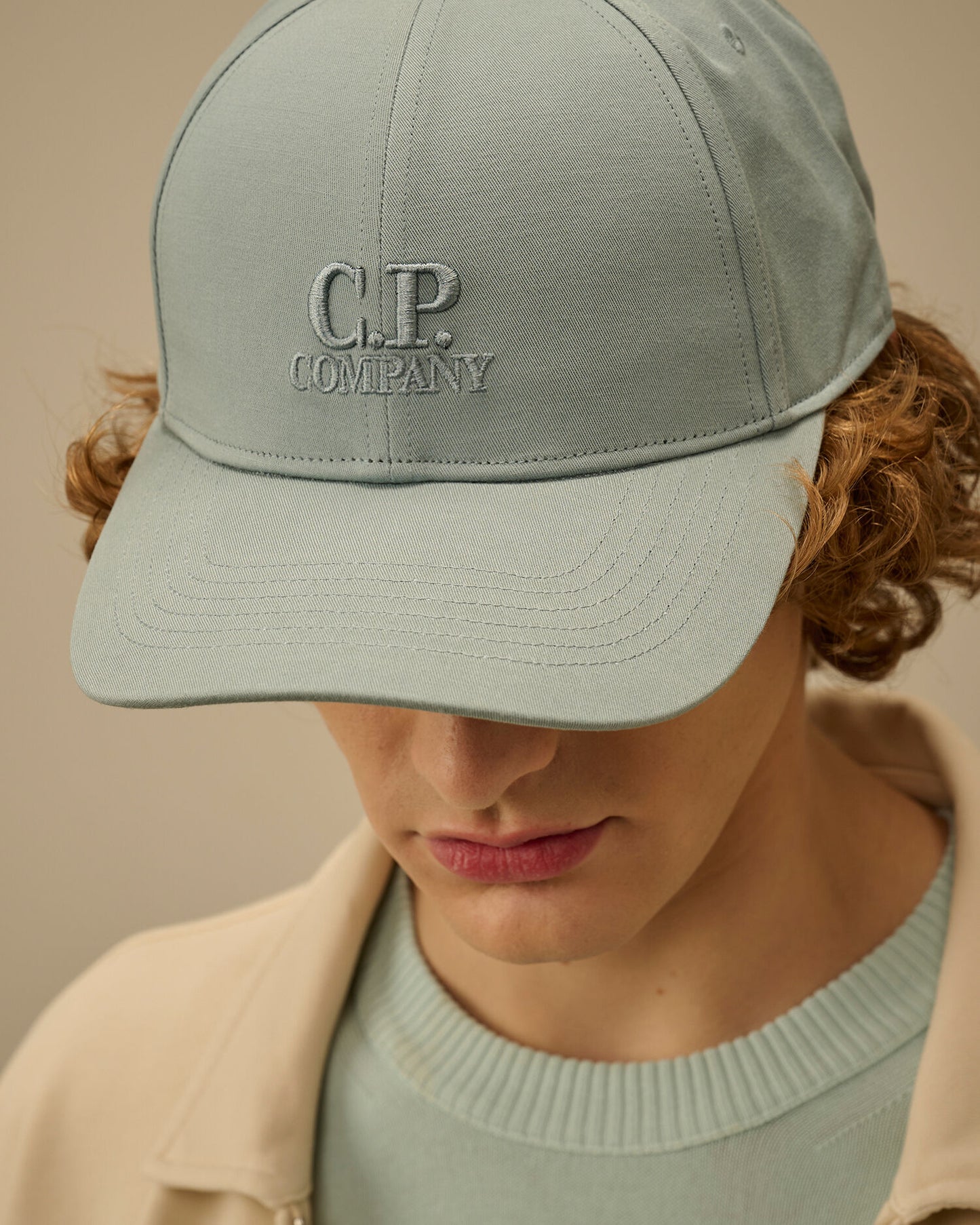 Gabardine Logo Cap, SILVER BLUE