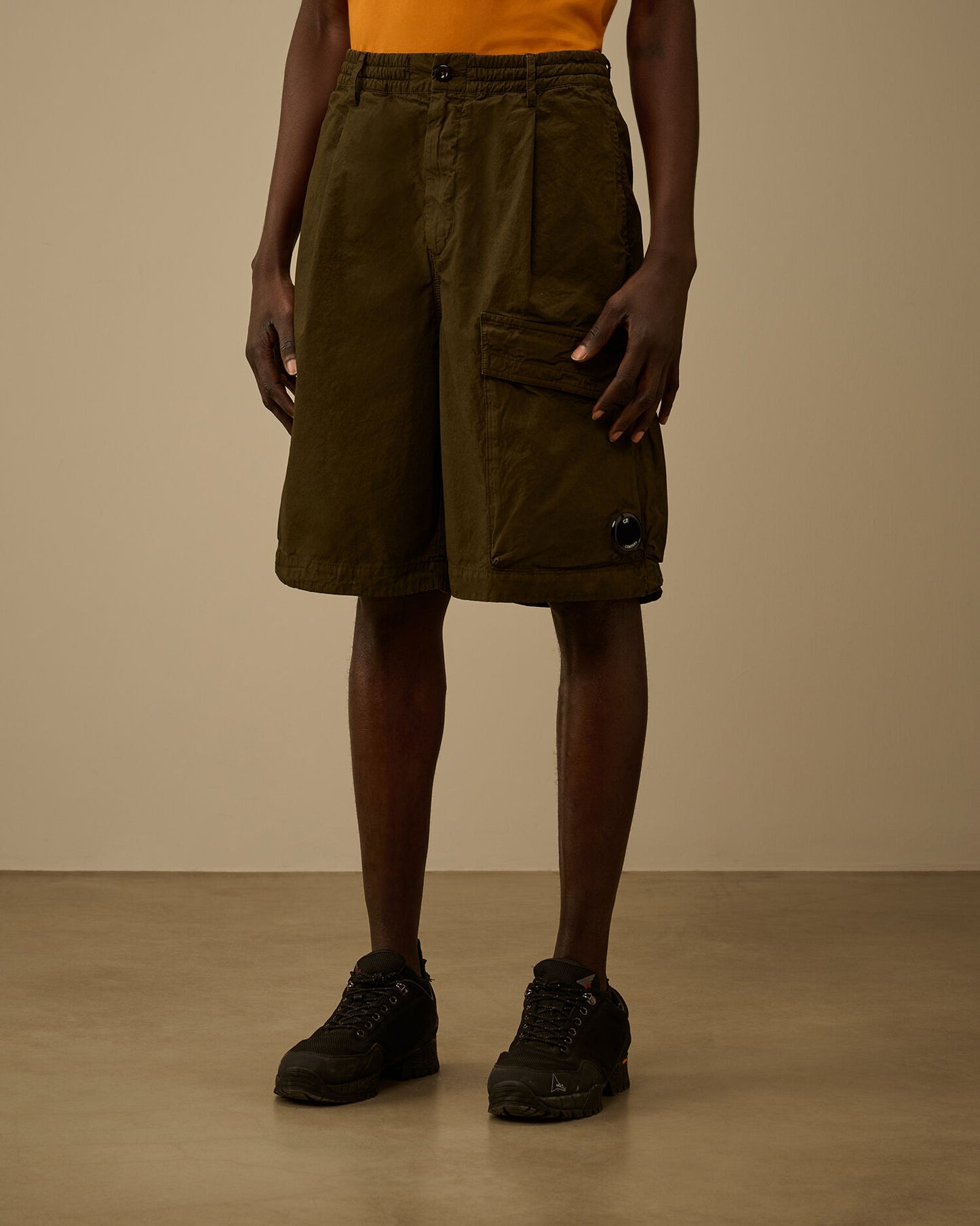Micro-Reps Boxy Lens Shorts, IVY GREEN