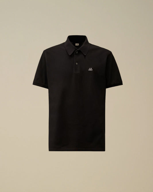 Stretch Piquet Short Sleeve Point Collar Polo, TOTAL ECLIPSE - BLUE