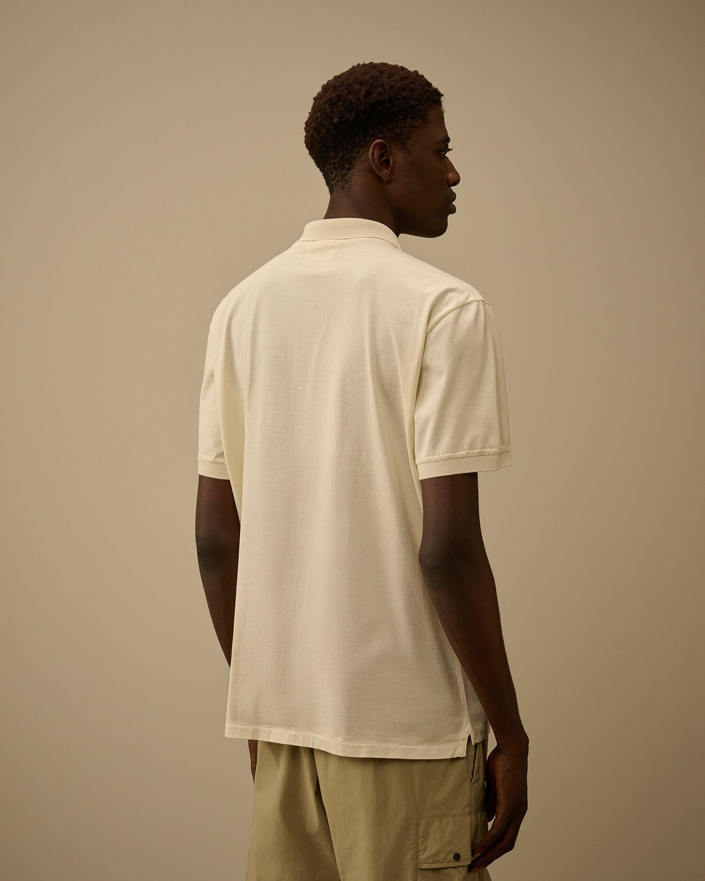 70/2 Mercerized Jersey Gasato Short Sleeve Polo, FROZEN DEW - WHITE