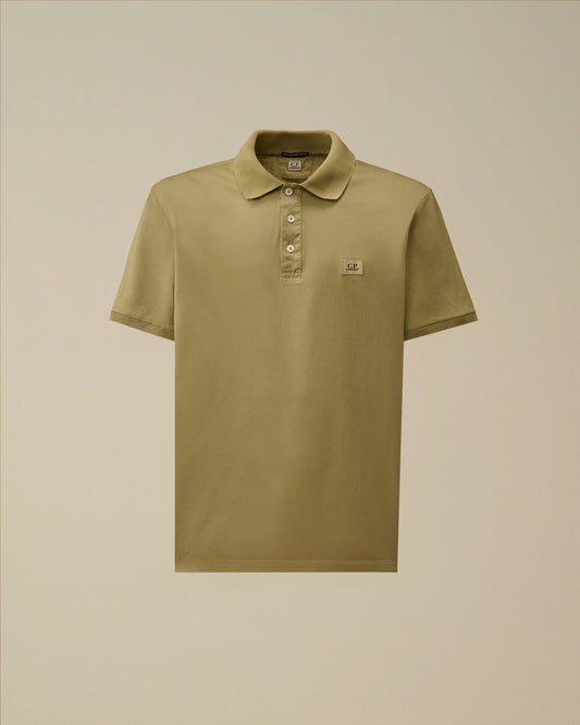 70/2 Mercerized Jersey Gasato Short Sleeve Polo, MOSS GRAY - GREEN