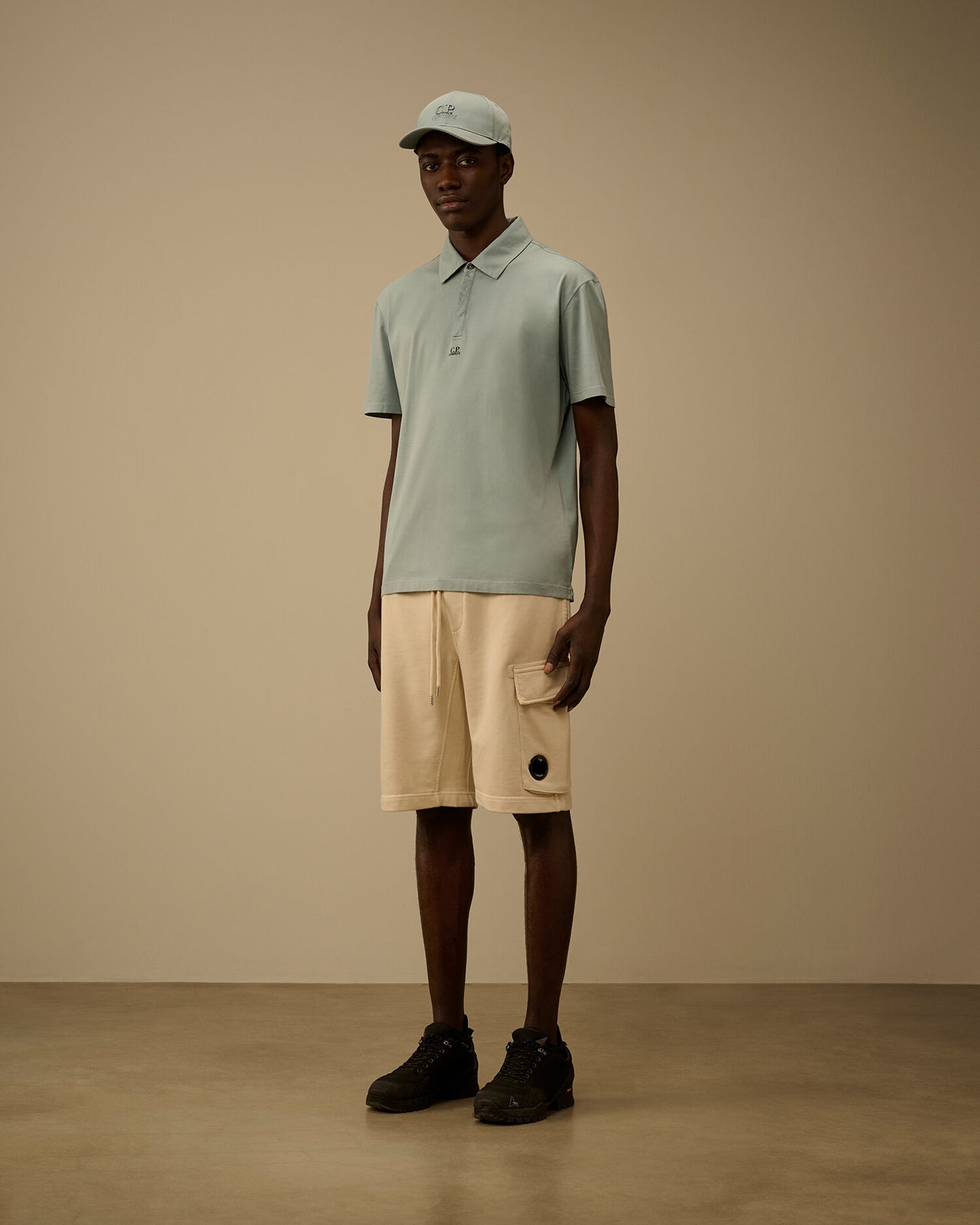 70/2 Mercerized Jersey Gasato Short Sleeve Logo Polo, SILVER BLUE