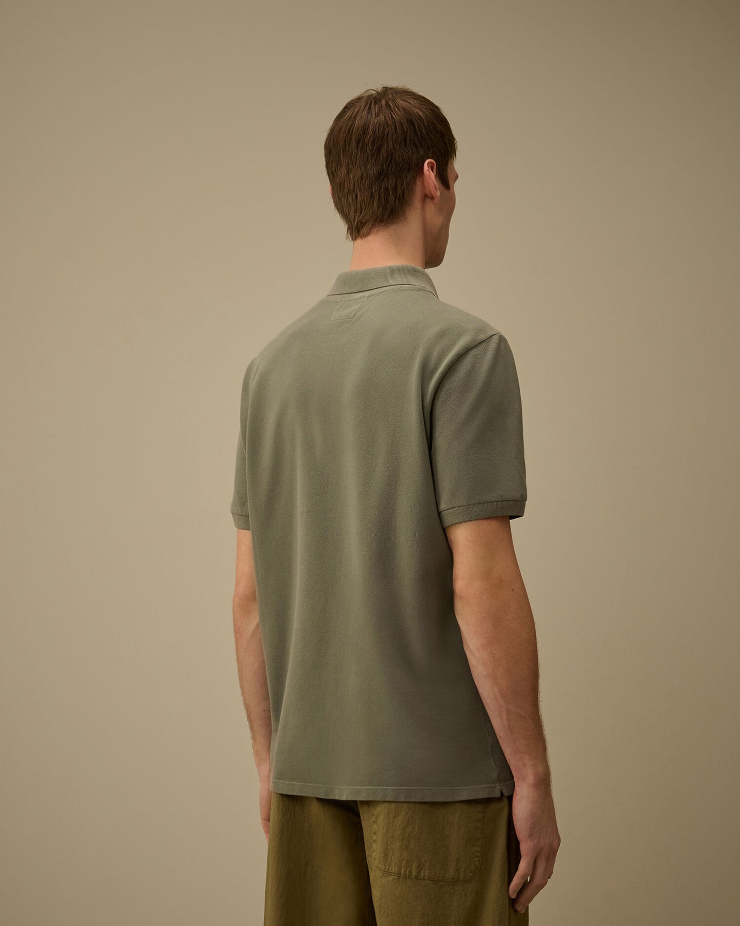 24/1 Piquet Pigment Dyed Short Sleeve Polo, GUNMETAL - GREY