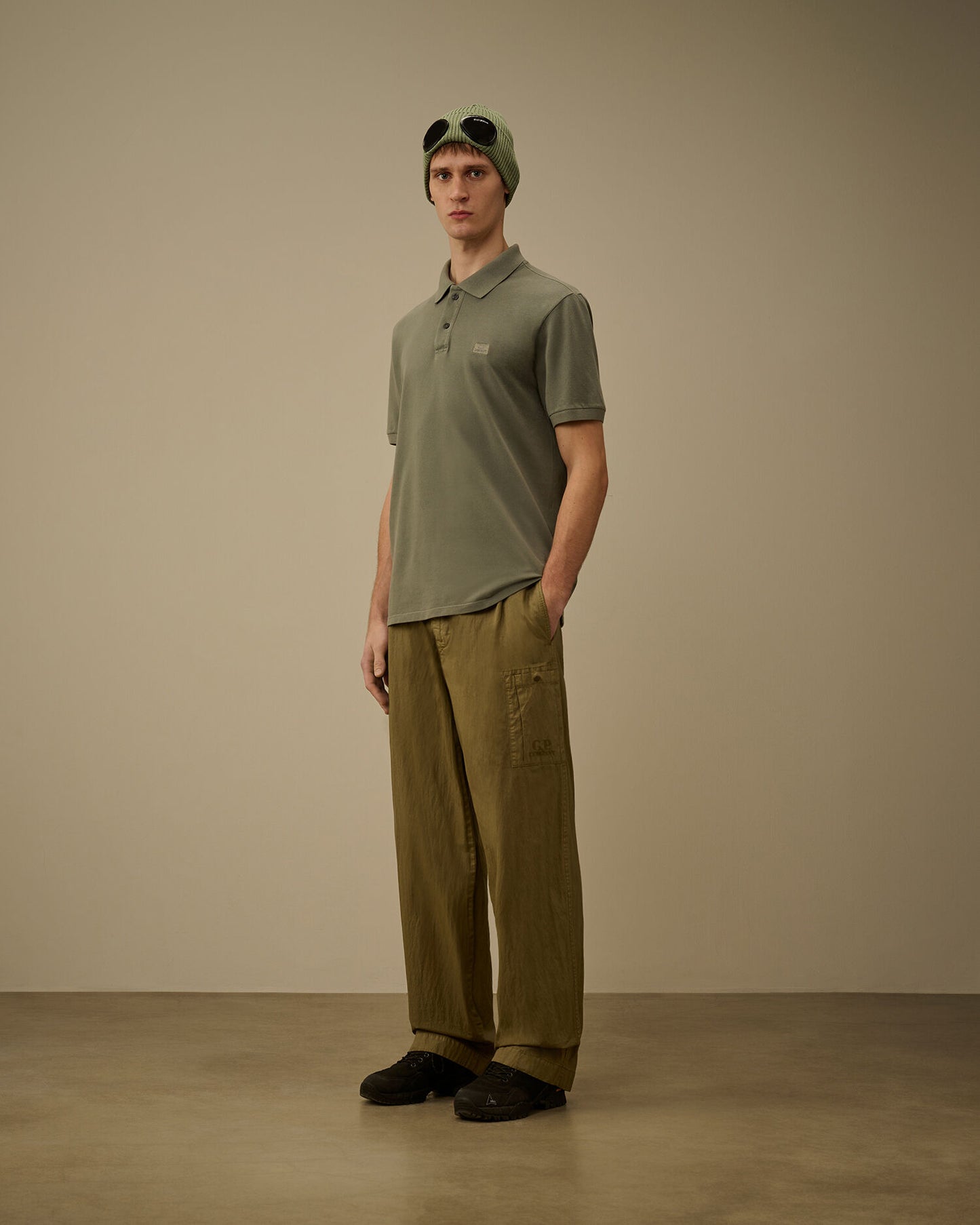 24/1 Piquet Pigment Dyed Short Sleeve Polo, GUNMETAL - GREY