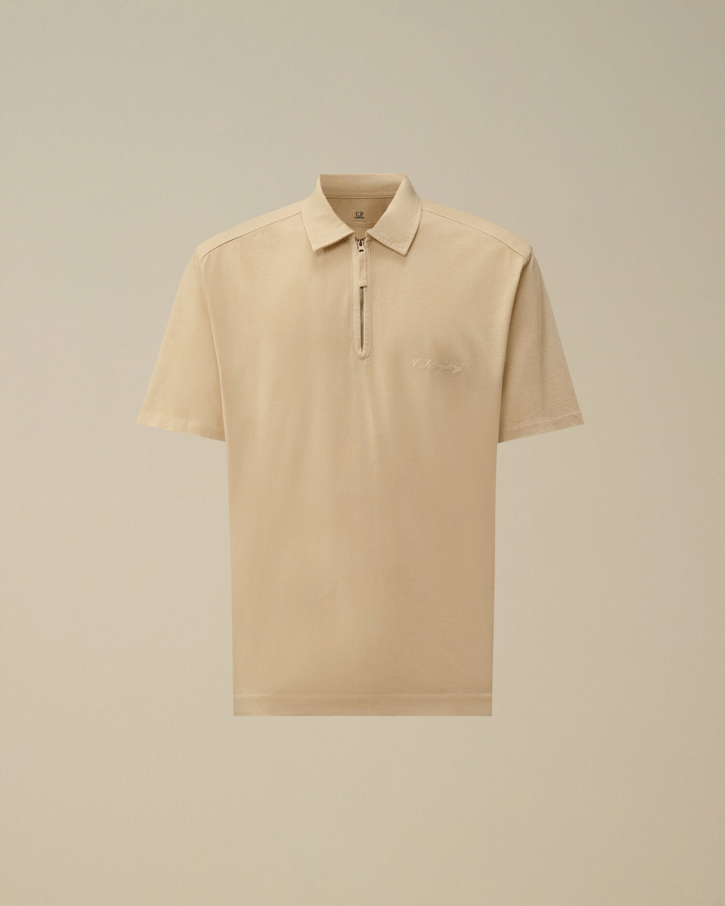1020 Jersey Short Sleeve Half Zip Polo, FROZEN DEW - WHITE