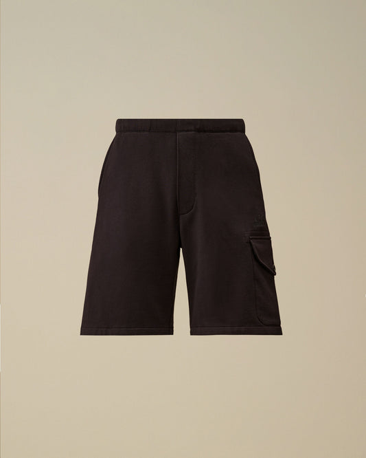 Diagonal Raised Fleece Cargo Sweatshorts, TOTAL ECLIPSE - BLUE