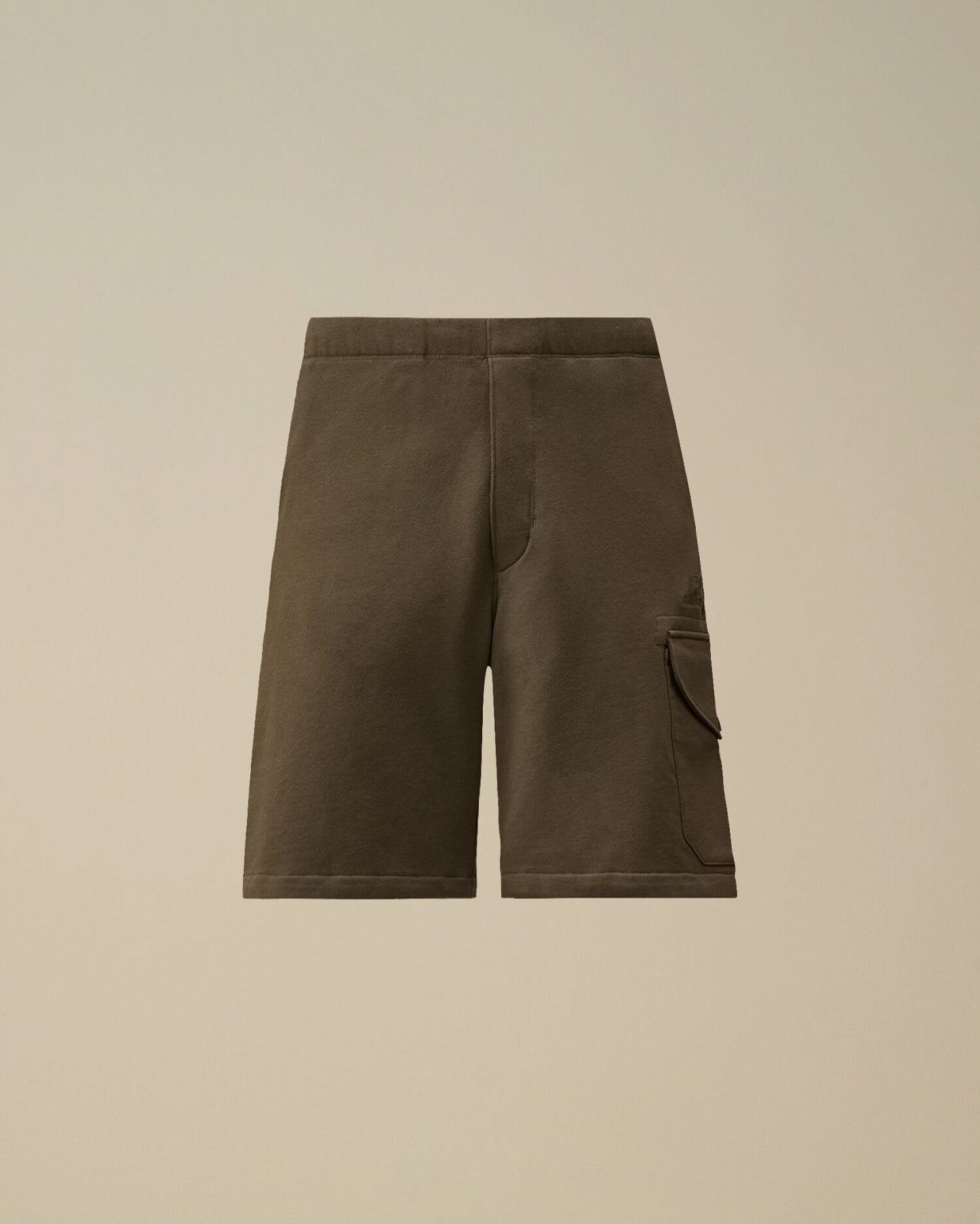 Diagonal Raised Fleece Cargo Sweatshorts, GUNMETAL - GREY