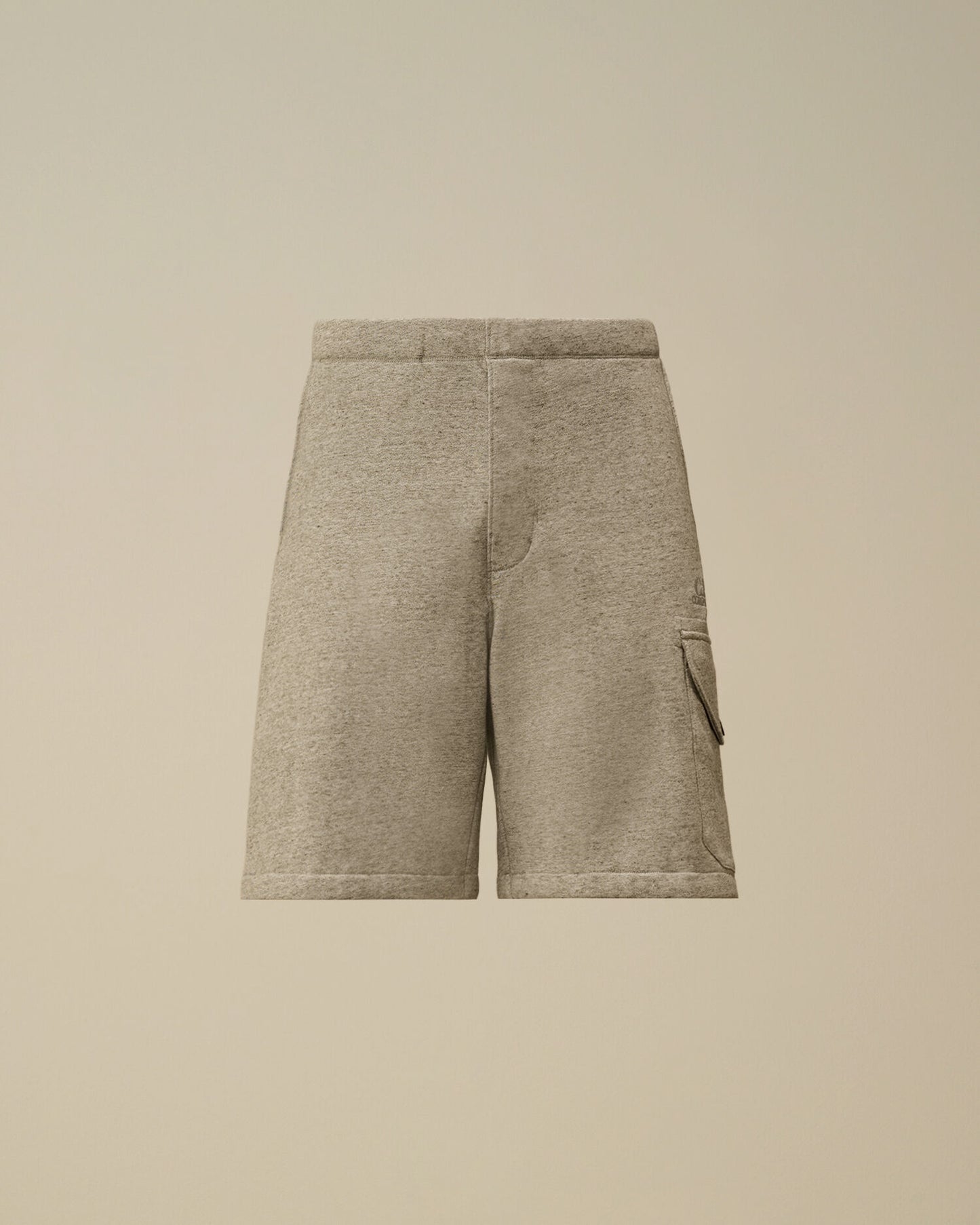 Diagonal Raised Fleece Cargo Sweatshorts, GREYSTONE MELANGE