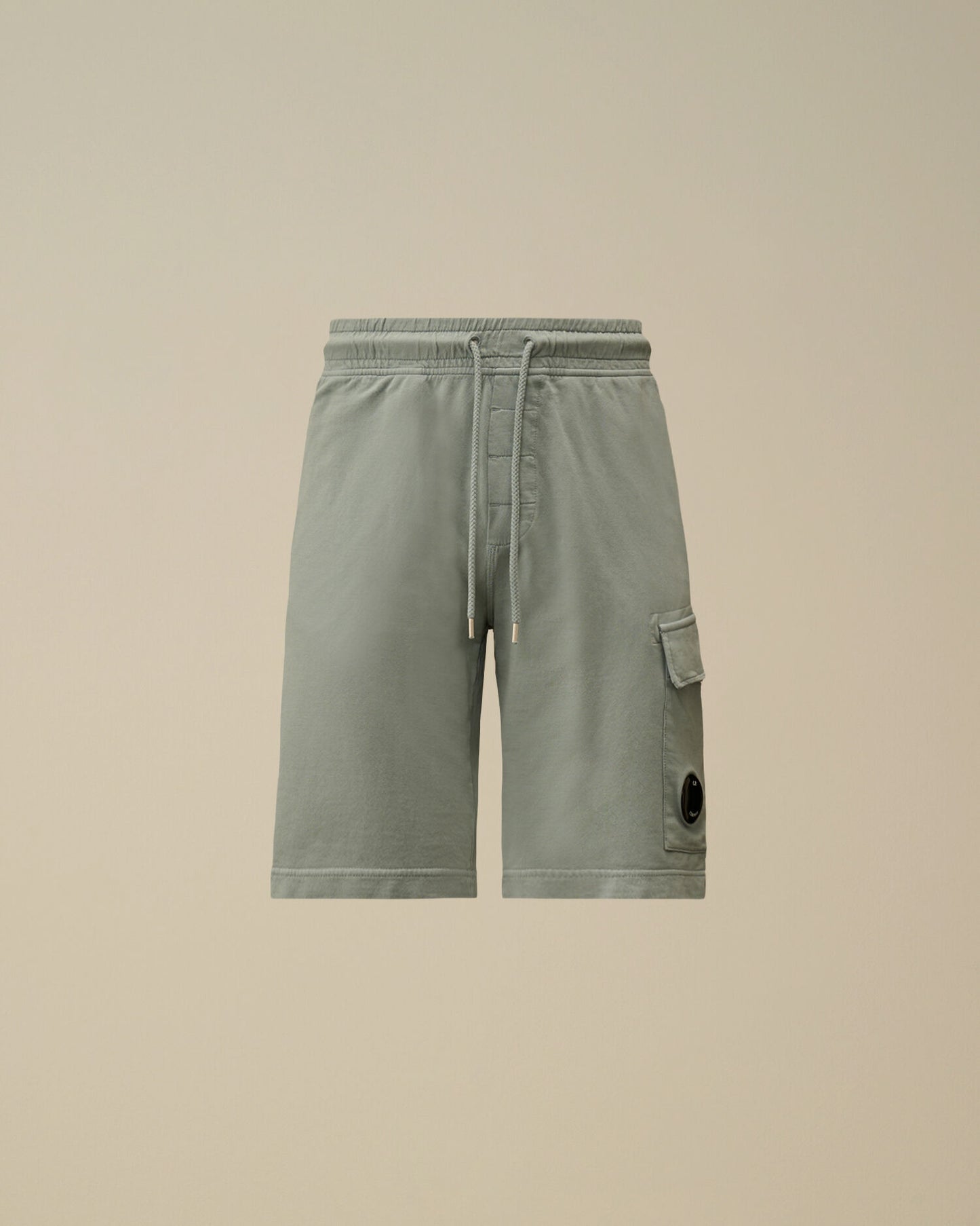 Light Fleece Cargo Lens Sweatshorts, SILVER BLUE