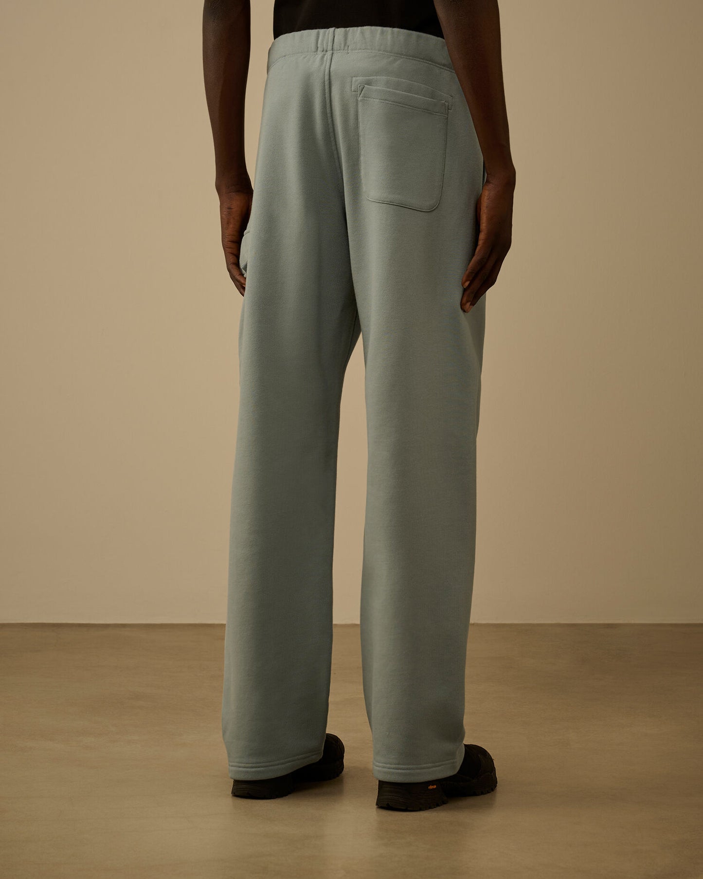 Diagonal Raised Fleece Cargo Sweatpants, SILVER BLUE