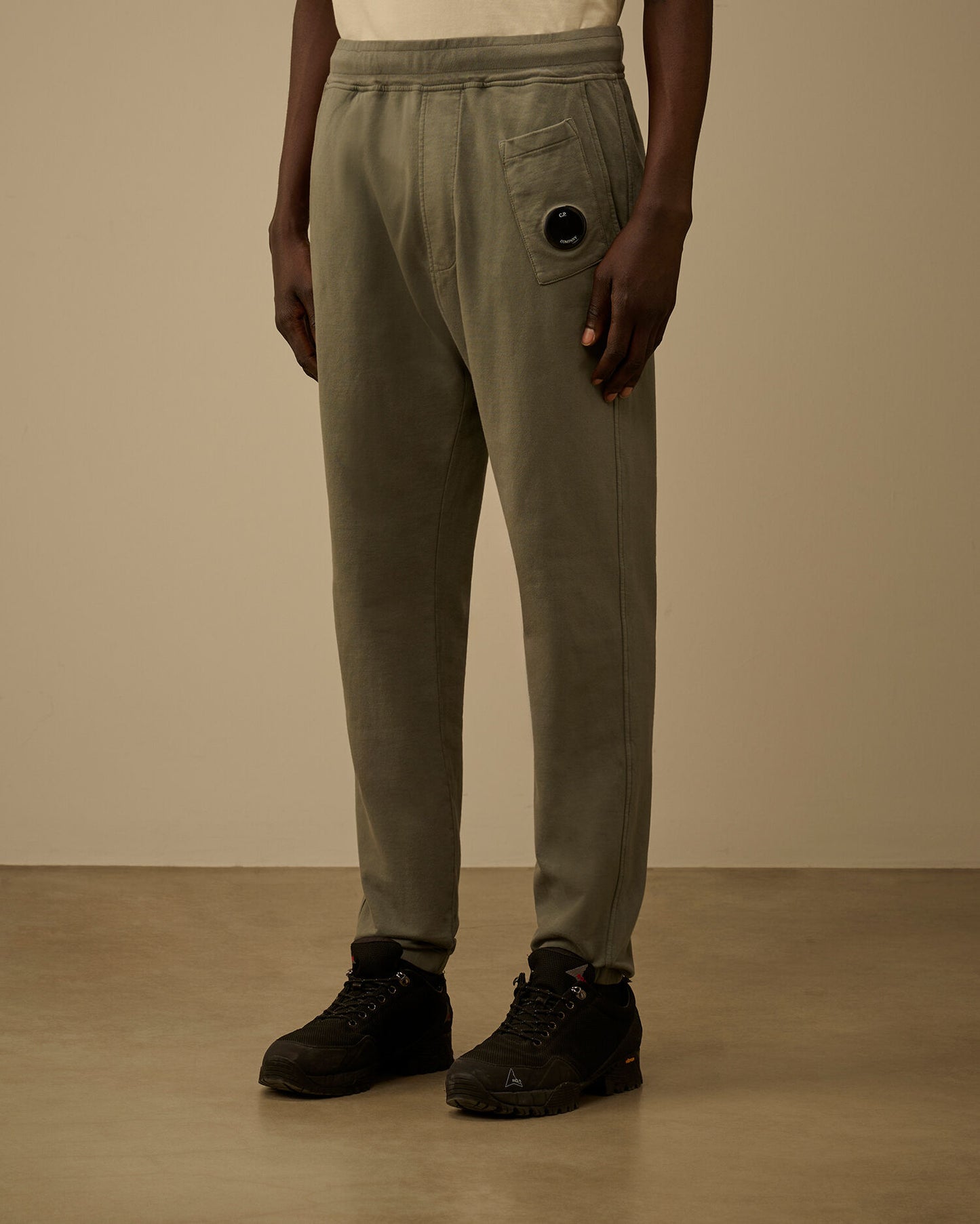Light Fleece Lens Sweatpants, GUNMETAL - GREY