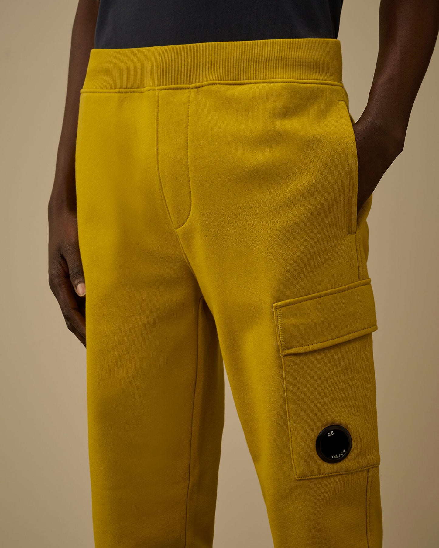 Diagonal Raised Fleece Cargo Lens Sweatpants, ANTIQUE MOSS -YELLOW