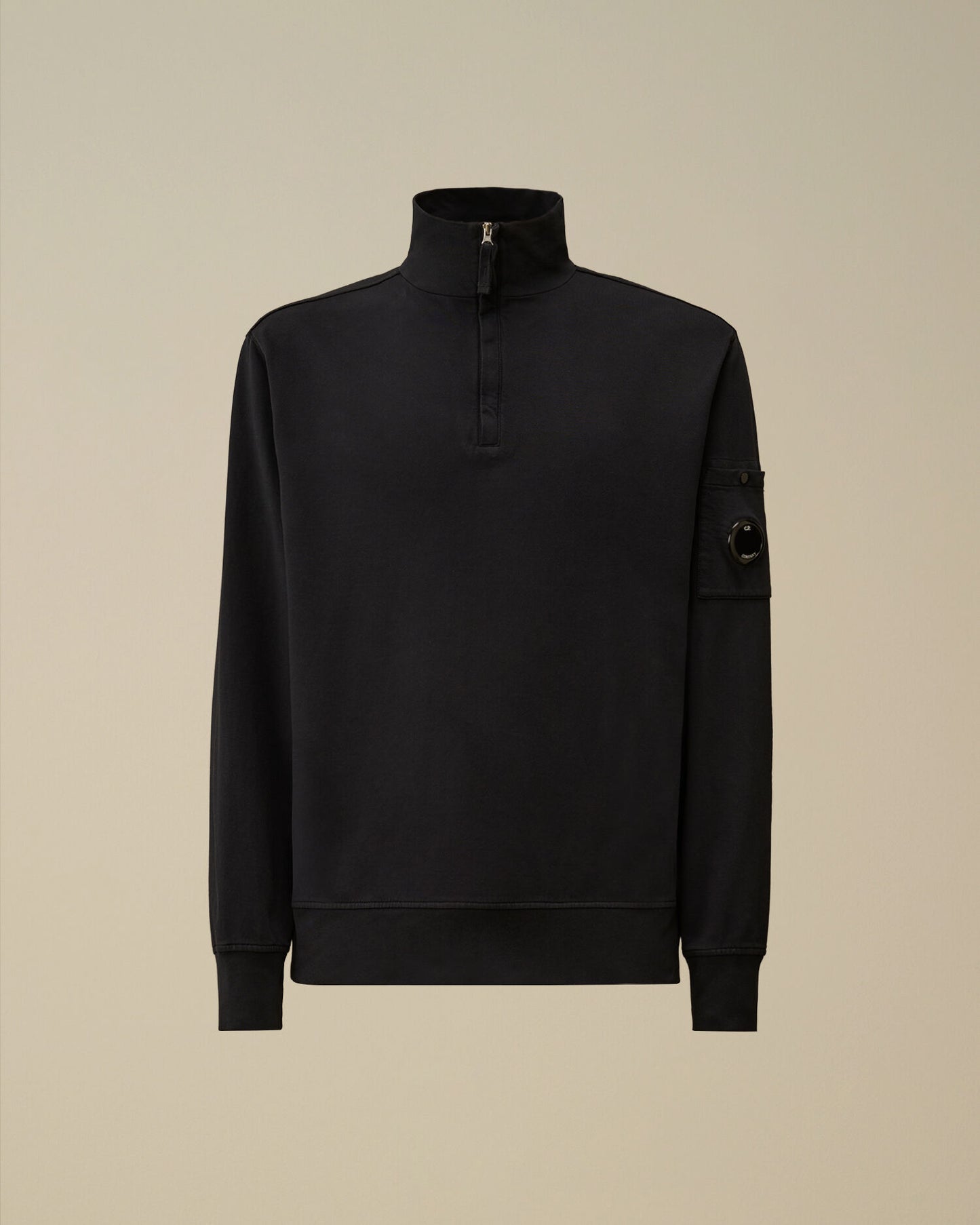 Light Fleece Half Zip Lens Sweatshirt, TOTAL ECLIPSE - BLUE