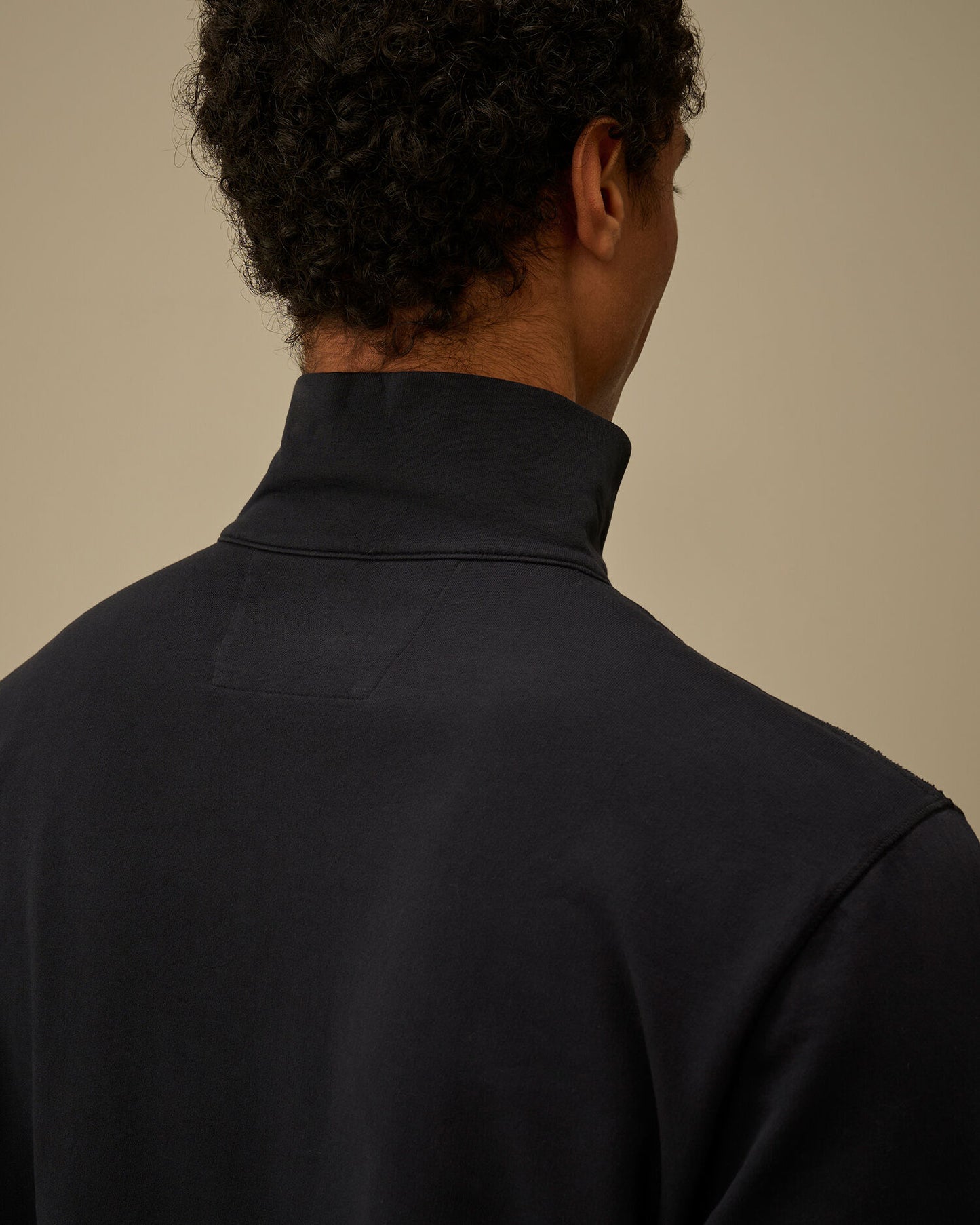Light Fleece Half Zip Lens Sweatshirt, TOTAL ECLIPSE - BLUE