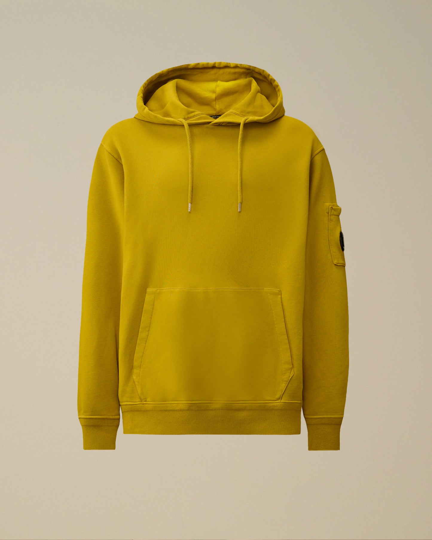 Cotton Diagonal Fleece Hooded Lens Sweatshirt, ANTIQUE MOSS -YELLOW