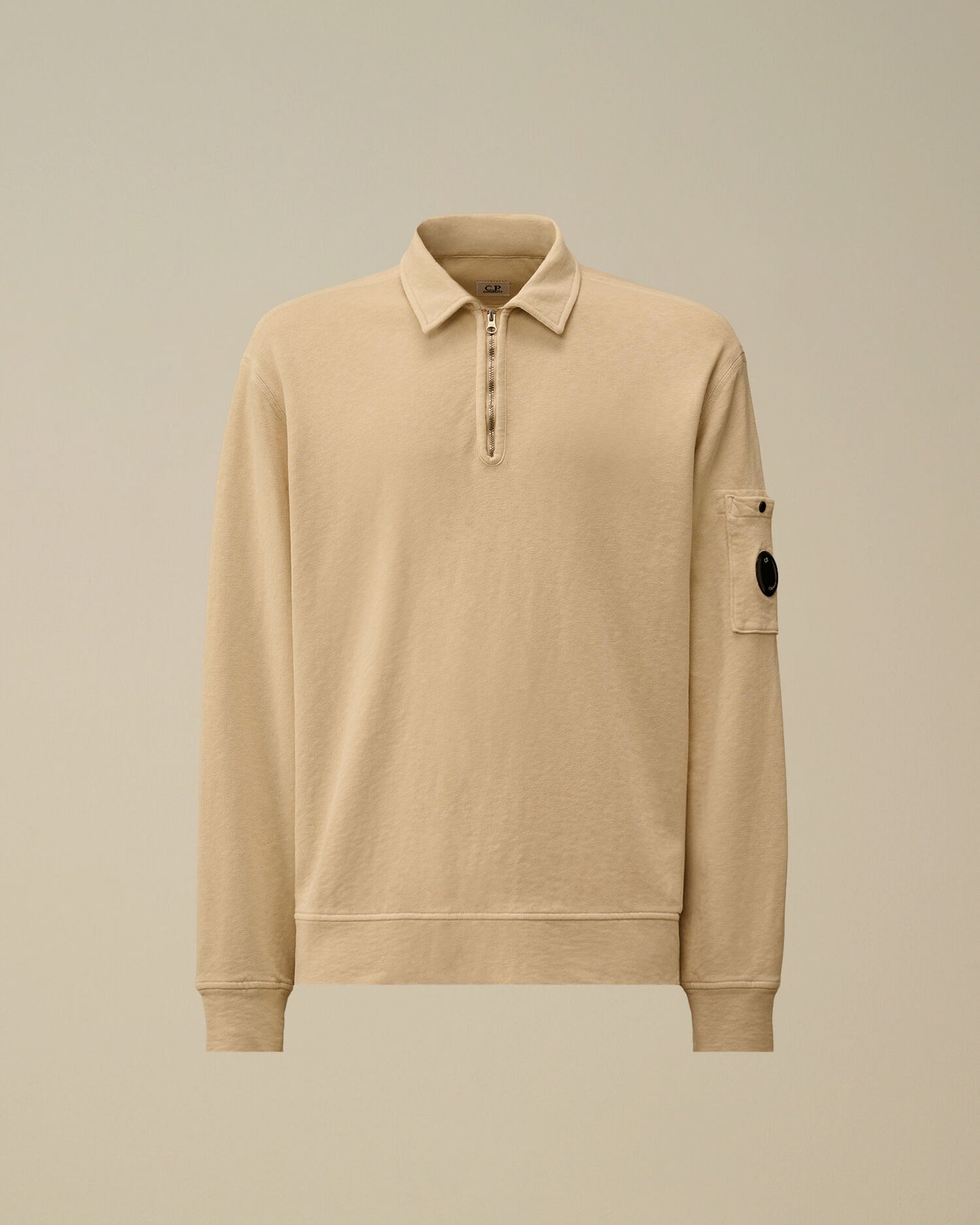 Malfilè Fleece Lens Half Zip Sweatshirt, FROZEN DEW - WHITE
