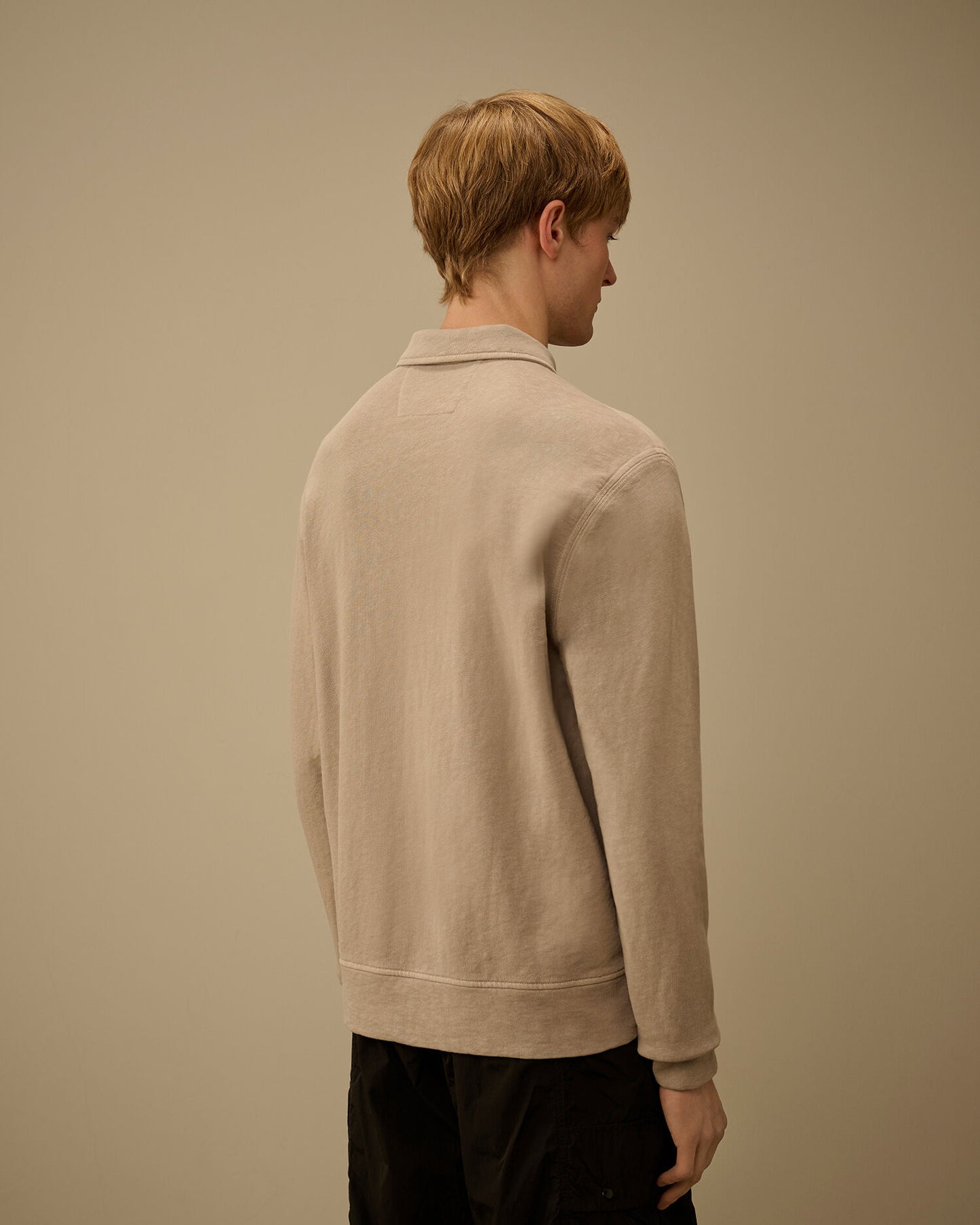 Malfilè Fleece Lens Half Zip Sweatshirt, DOVE - GREY