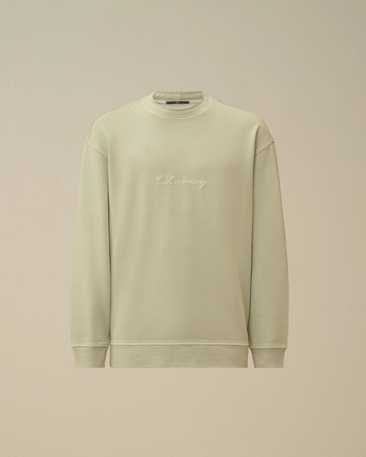 Combed Jersey 10/2 Boxy Mockneck Sweatshirt, MISTY BLUE