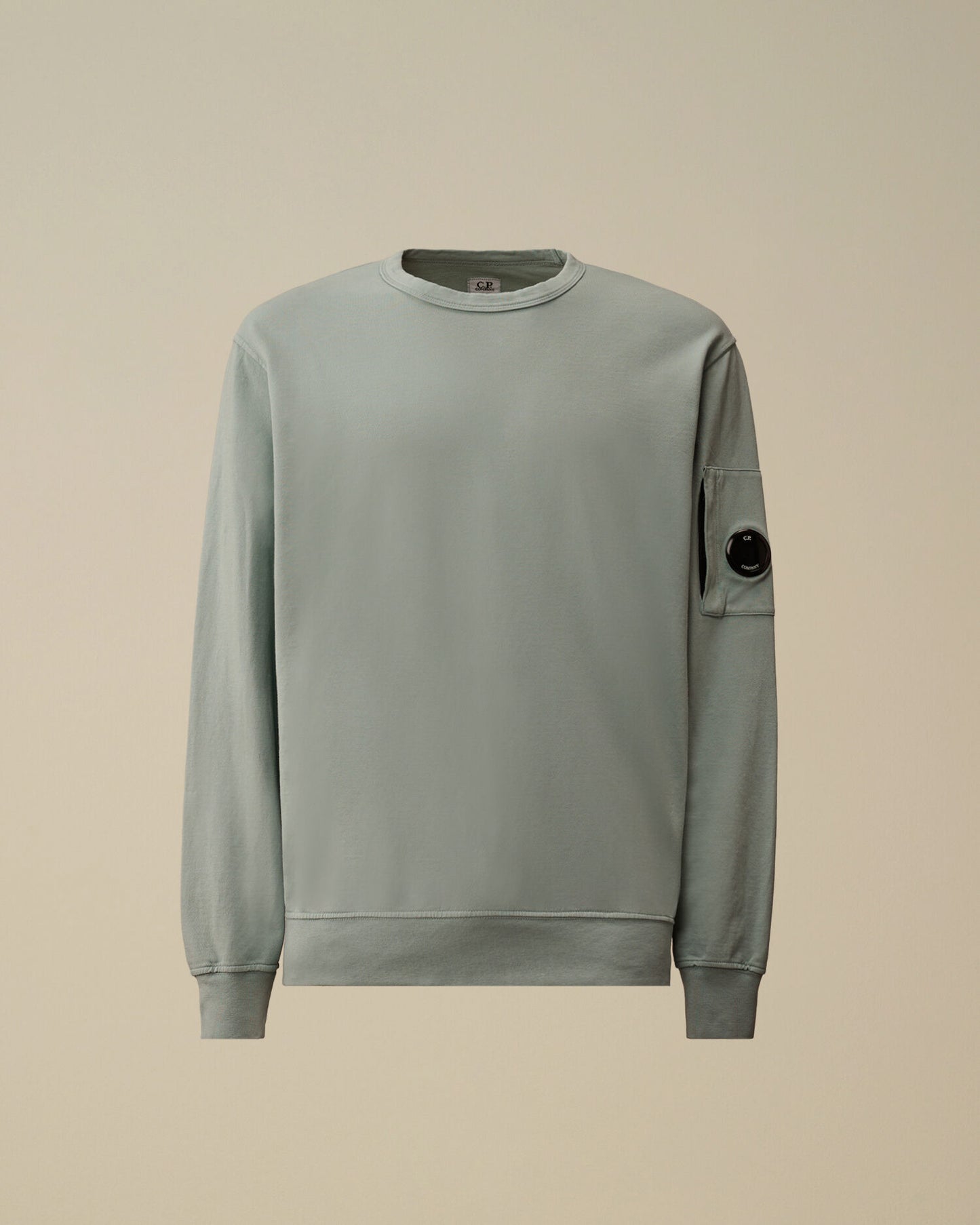 Light Fleece Crewneck Sweatshirt, SILVER BLUE