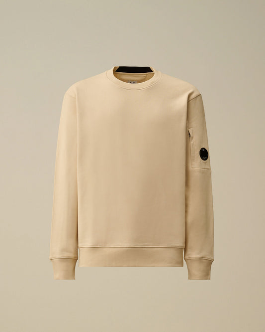 Diagonal Raised Fleece Crewneck Lens Sweatshirt, FROZEN DEW - WHITE