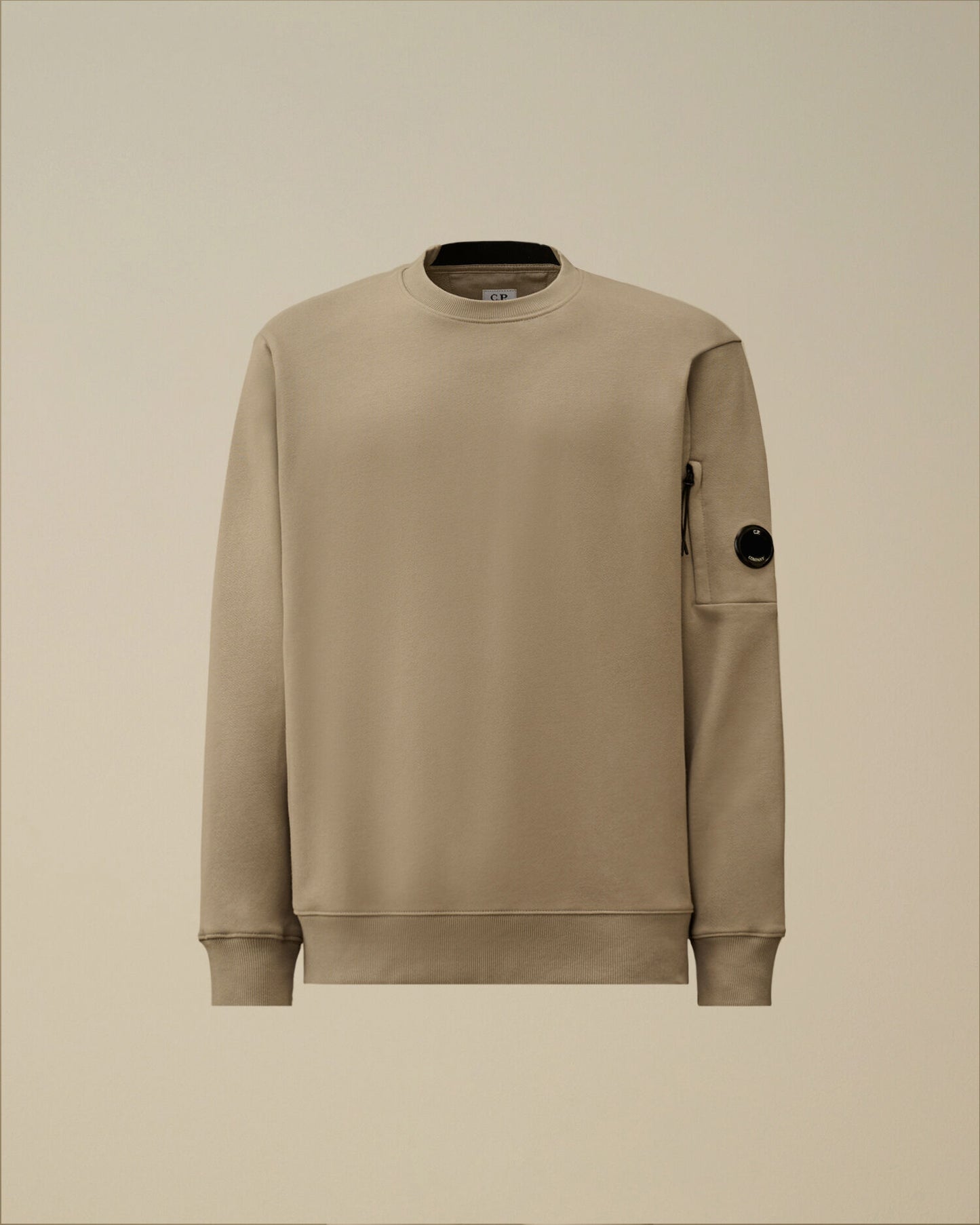 Diagonal Raised Fleece Crewneck Lens Sweatshirt, DOVE - GREY