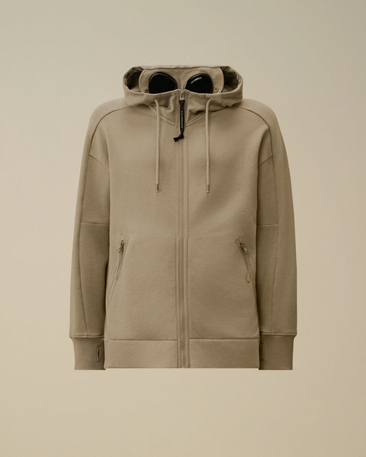 Diagonal Raised Fleece Goggle Sweatshirt, DOVE - GREY