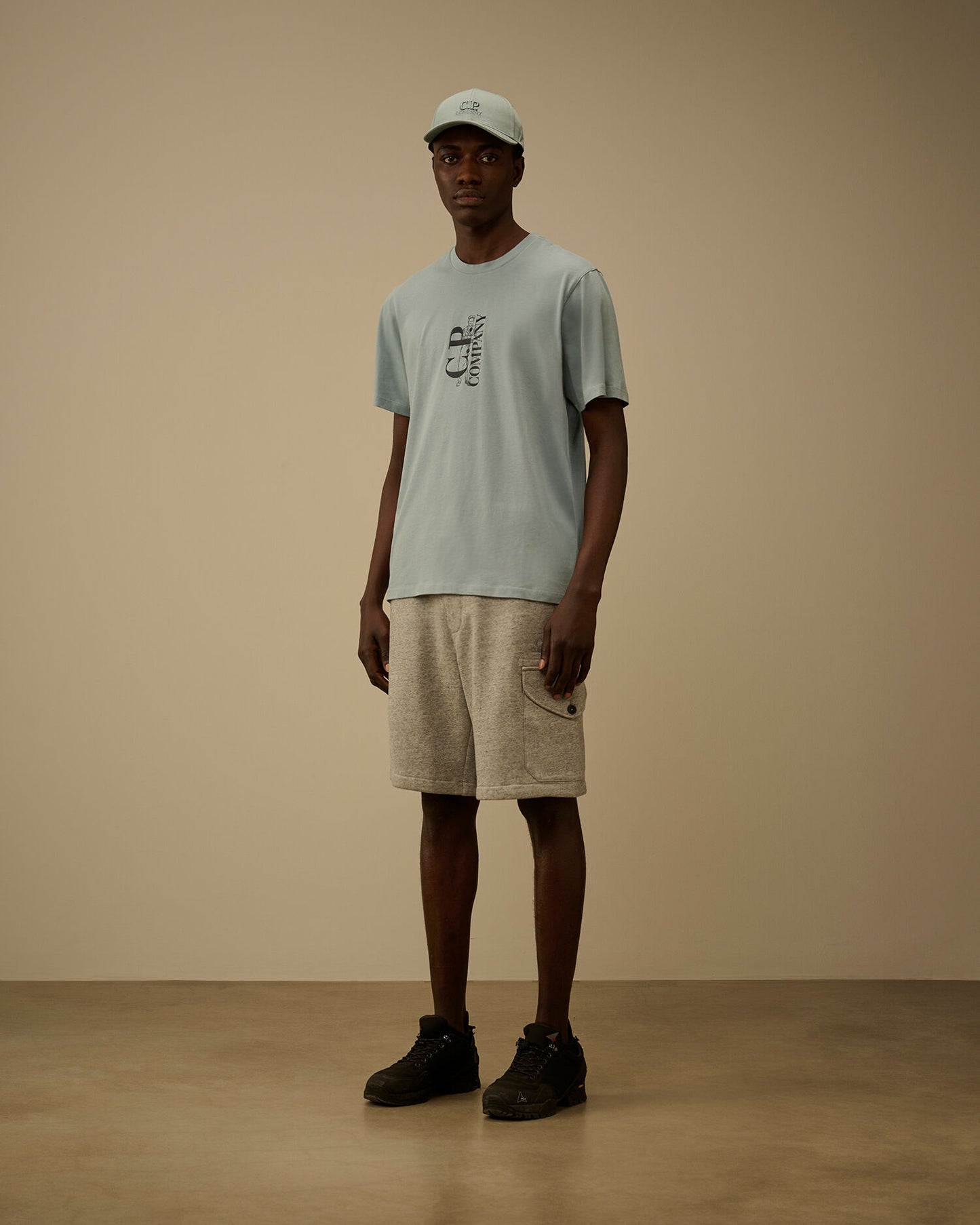30/1 Jersey Short Sleeve Printed T-Shirt, SILVER BLUE