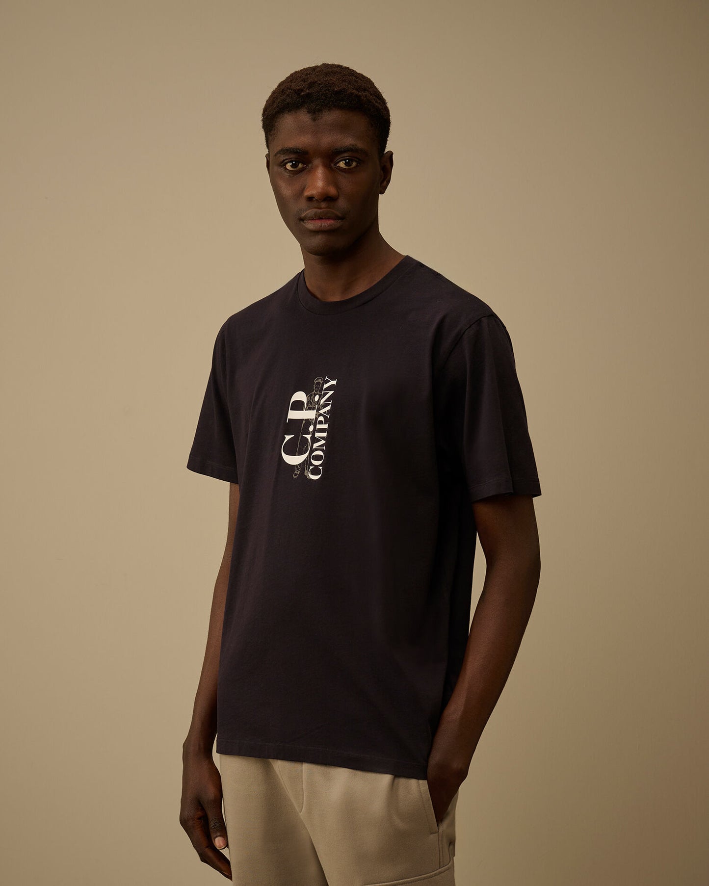 30/1 Jersey Short Sleeve Printed T-Shirt, TOTAL ECLIPSE - BLUE