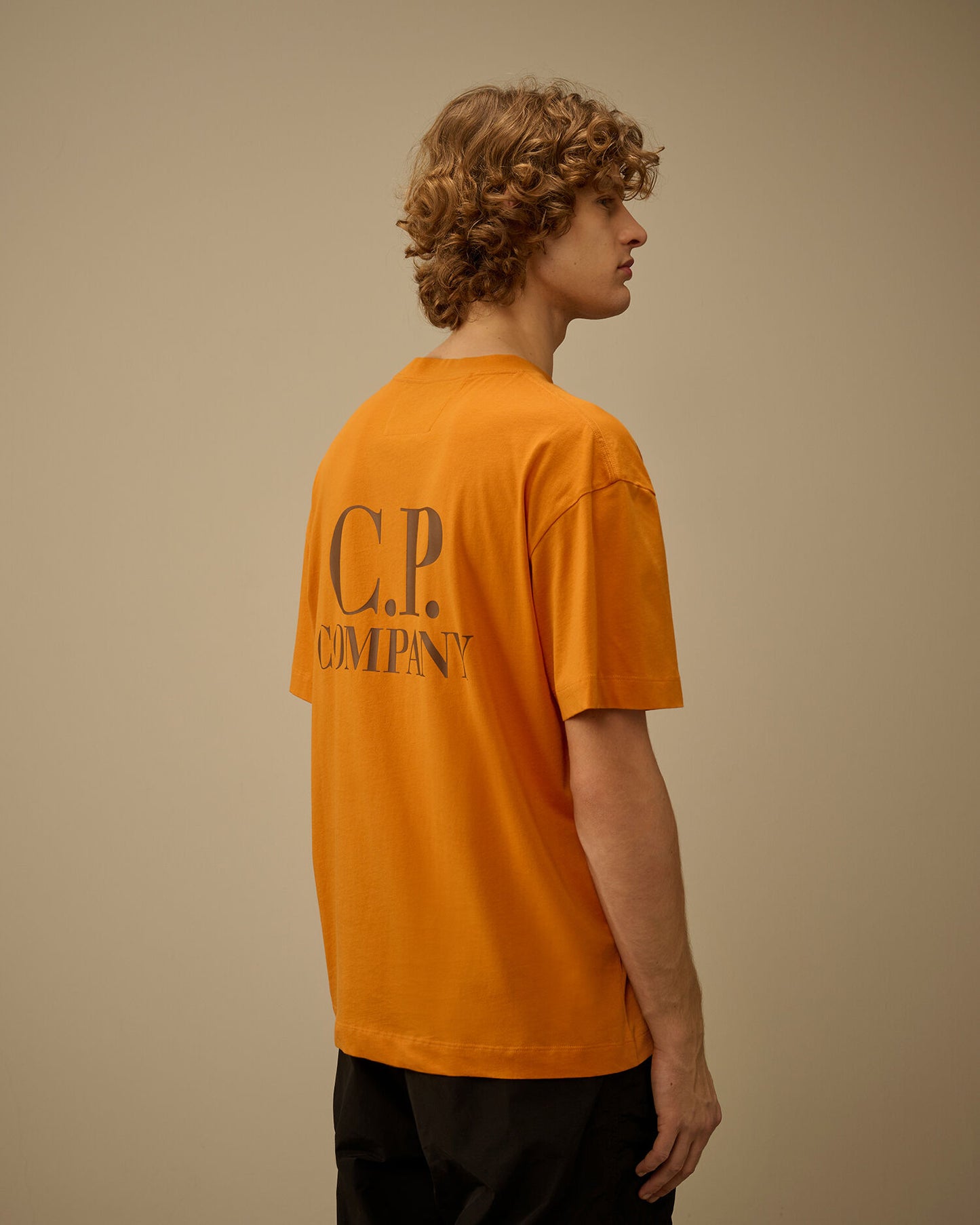 30/1 Jersey Short Sleeve Printed Graphics T-Shirt, DESERT SUN - ORANGE