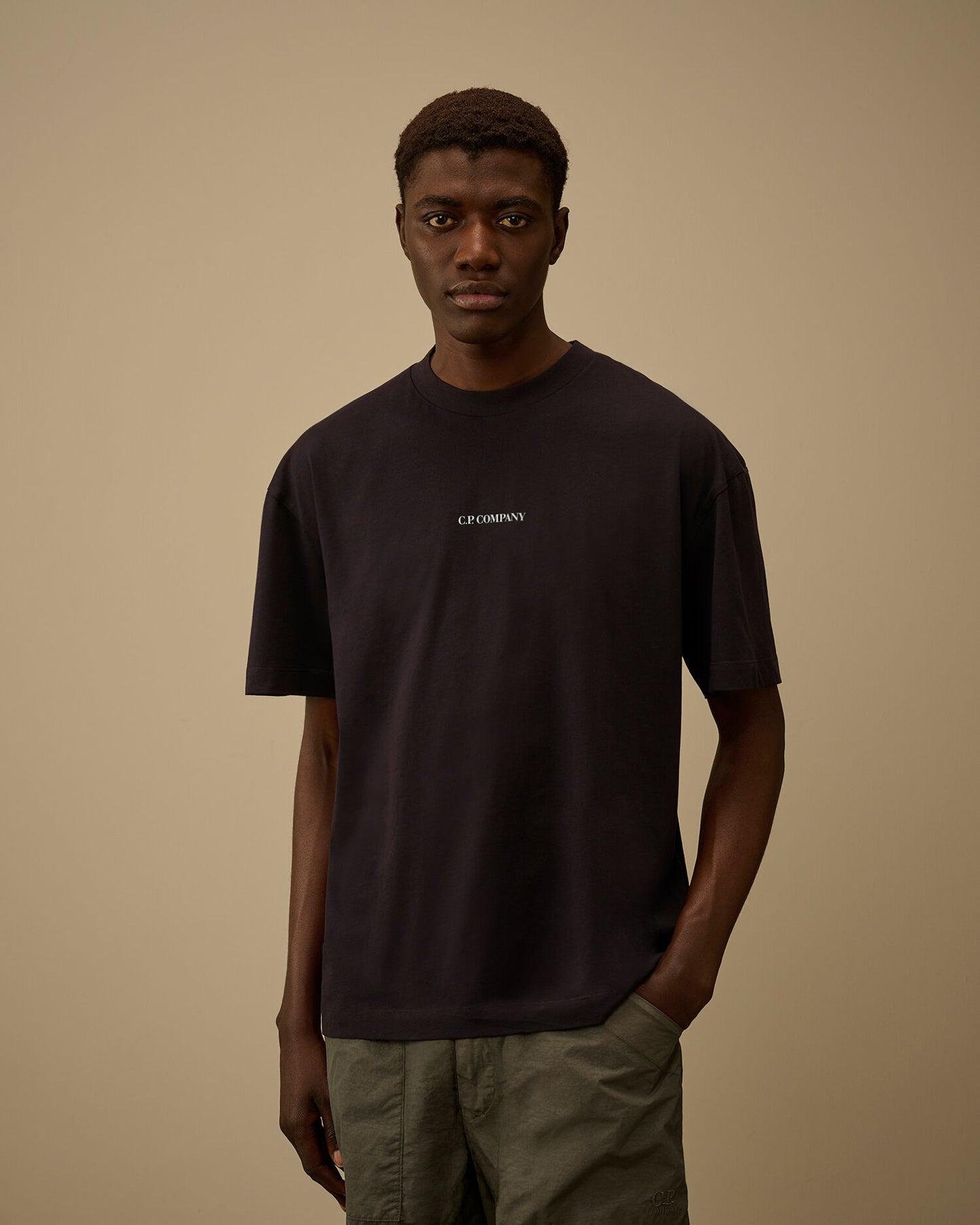 30/1 Jersey Short Sleeve Logo T-Shirt, TOTAL ECLIPSE - BLUE