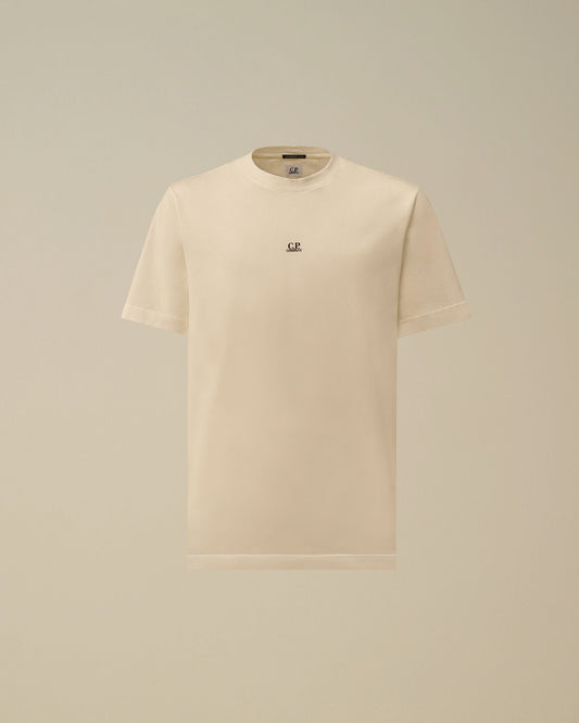 Mercerized Jersey 70/2 Gasato Short Sleeve T-Shirt, GAUZE WHITE