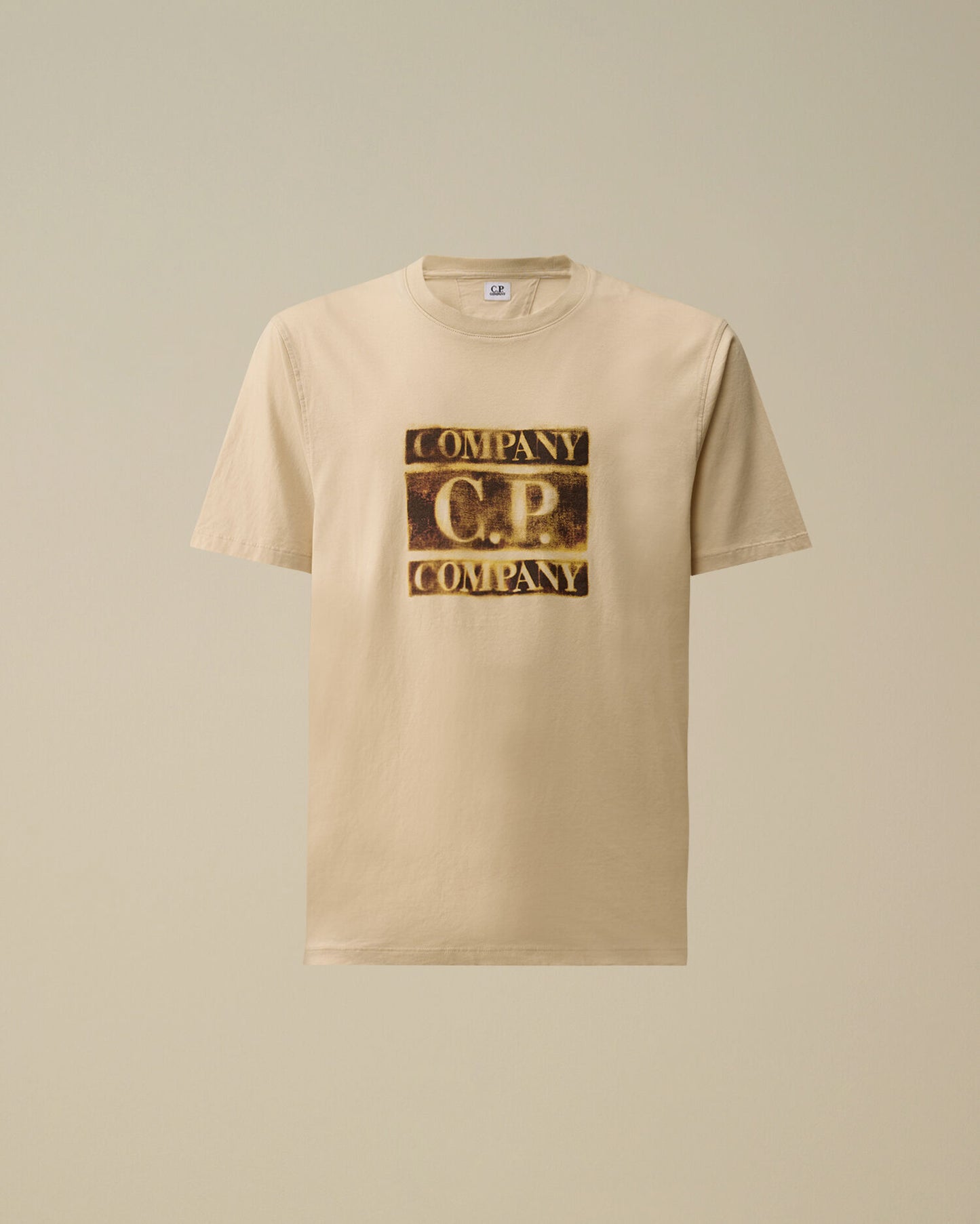 30/1 Jersey Short Sleeve Faded Logo T-Shirt, FROZEN DEW - WHITE