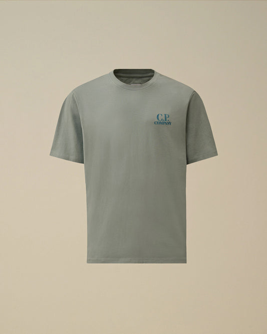 30/1 Jersey Comfort Logo T-Shirt, SILVER BLUE