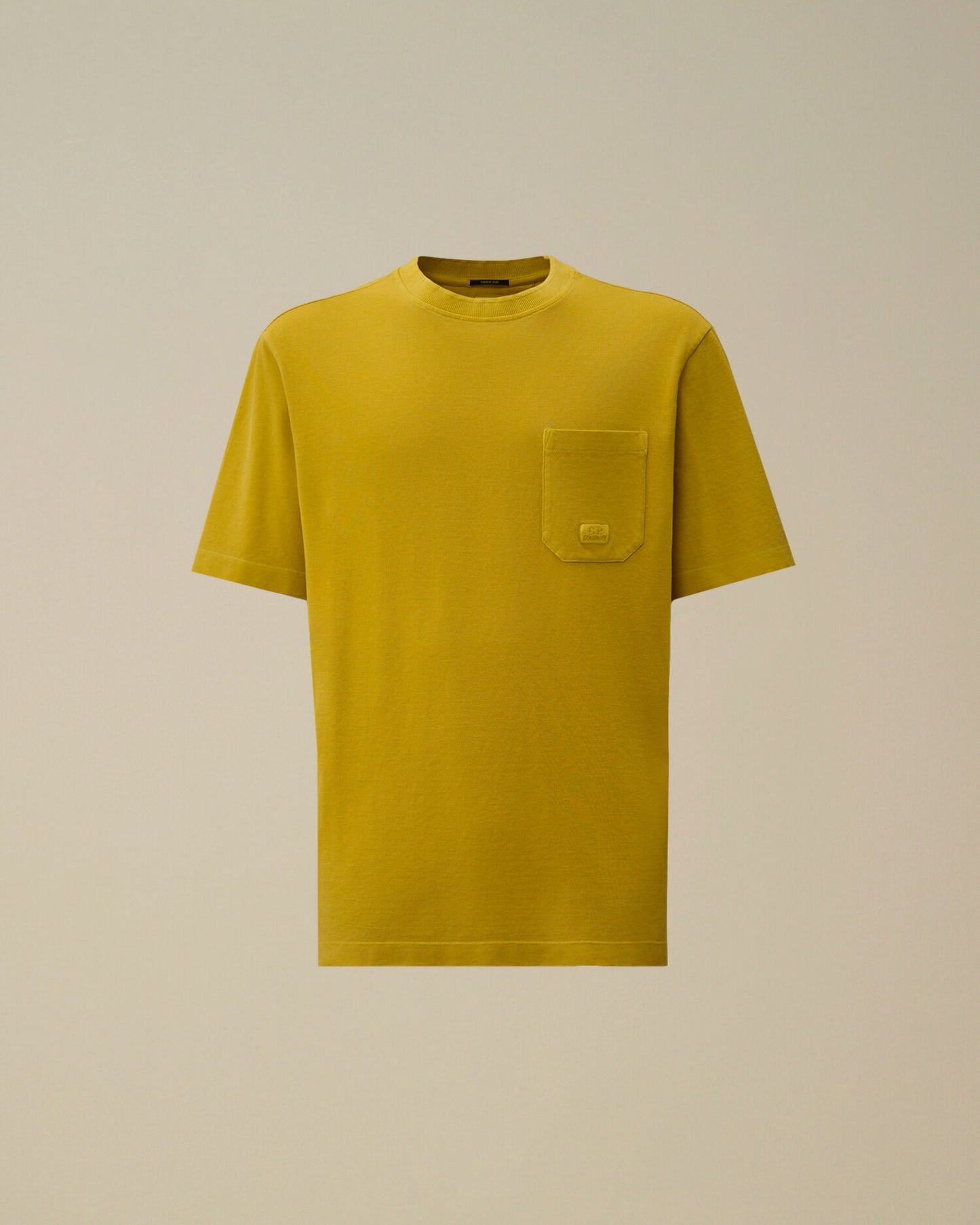24/1 Piquet Pigment Dyed Short Sleeve T-Shirt, ANTIQUE MOSS -YELLOW