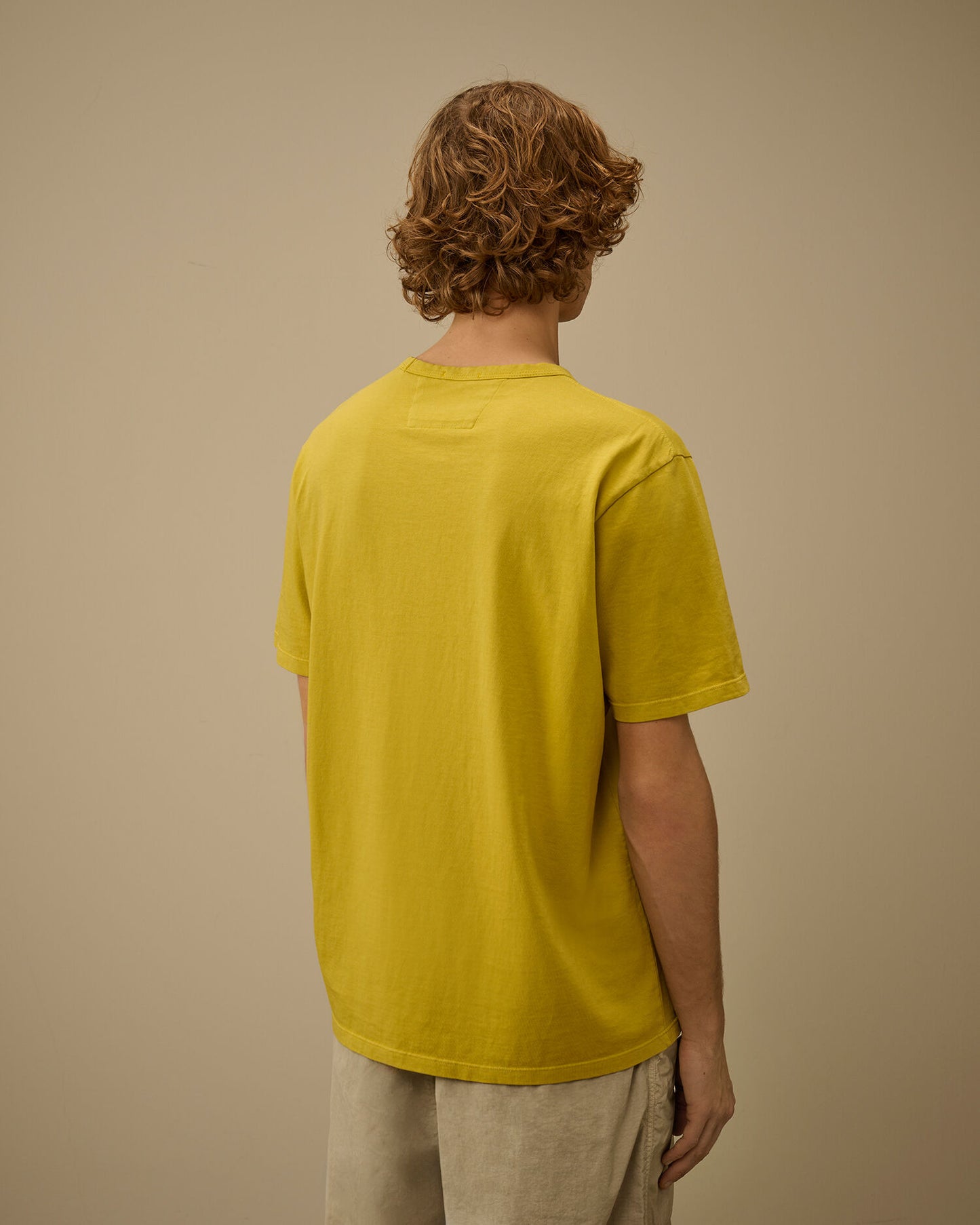 20/1 Jersey Short Sleeve T-Shirt, ANTIQUE MOSS -YELLOW