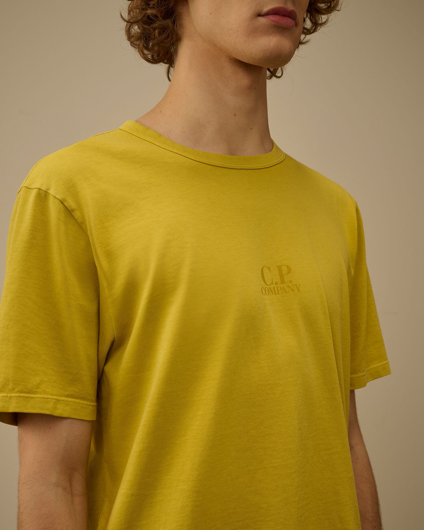 20/1 Jersey Short Sleeve T-Shirt, ANTIQUE MOSS -YELLOW