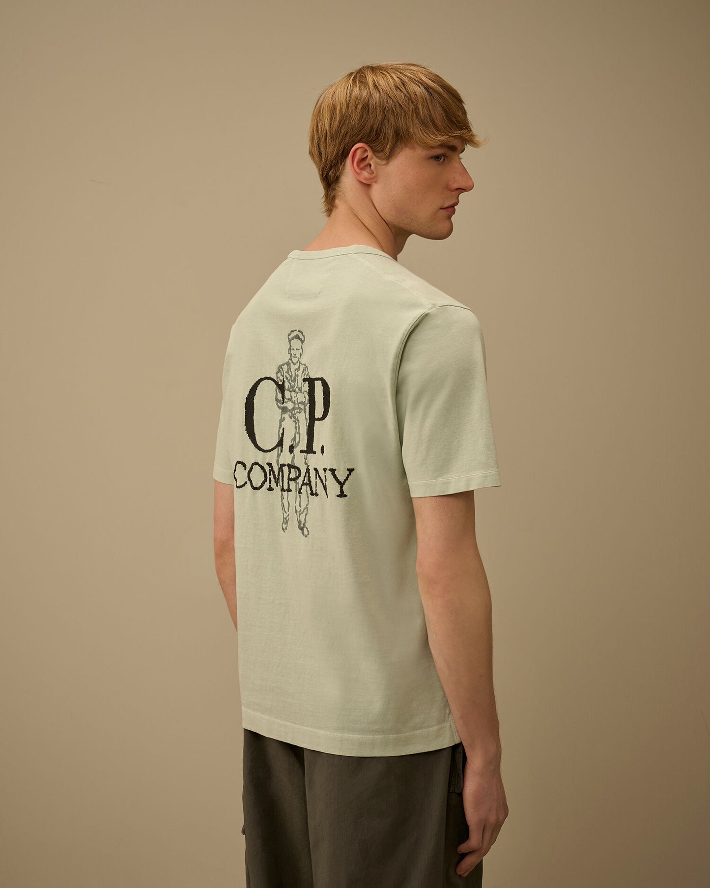 1020 Jersey Short Sleeve Embroidery T-Shirt, MISTY BLUE