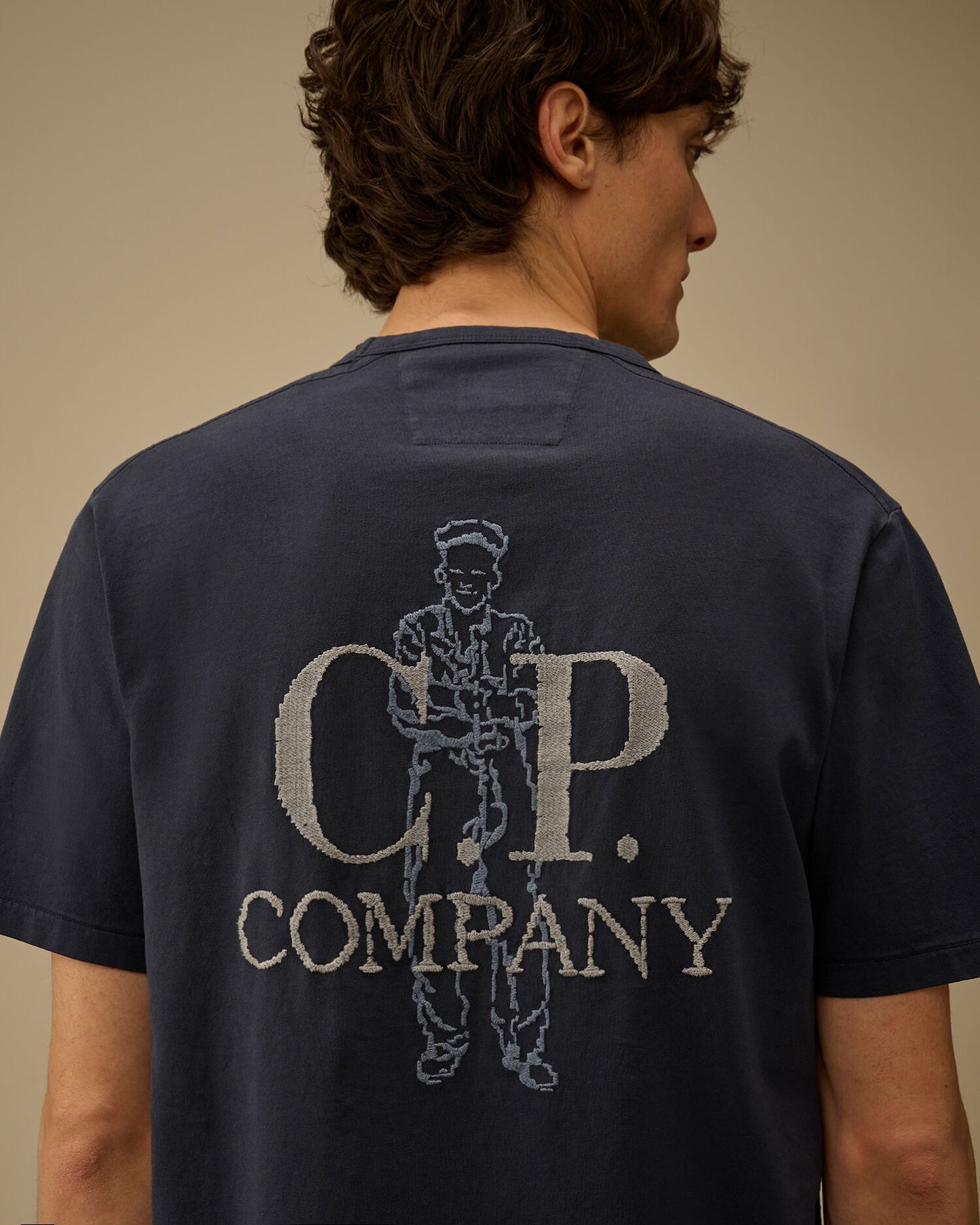 1020 Jersey Short Sleeve Embroidery T-Shirt, MIDNIGHT NAVY - BLUE