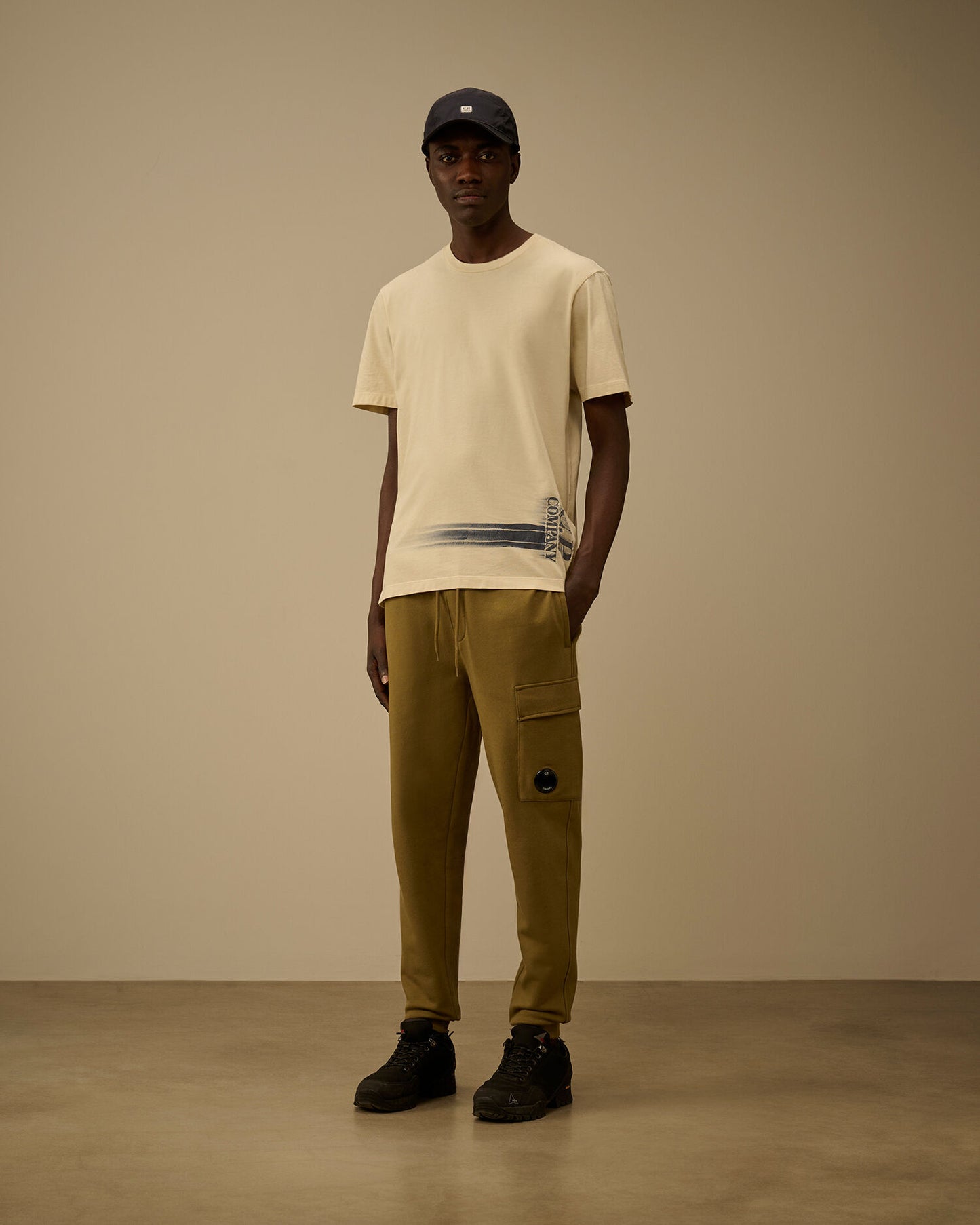 24/1 Jersey Short Sleeve Bottom Logo T-Shirt, FROZEN DEW - WHITE
