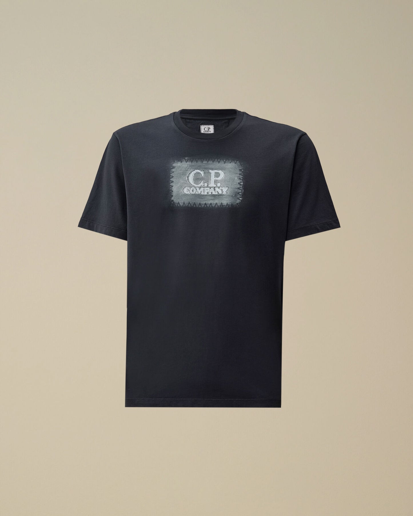 24/1 Jersey Short Sleeve Logo Label T-Shirt, MIDNIGHT NAVY - BLUE