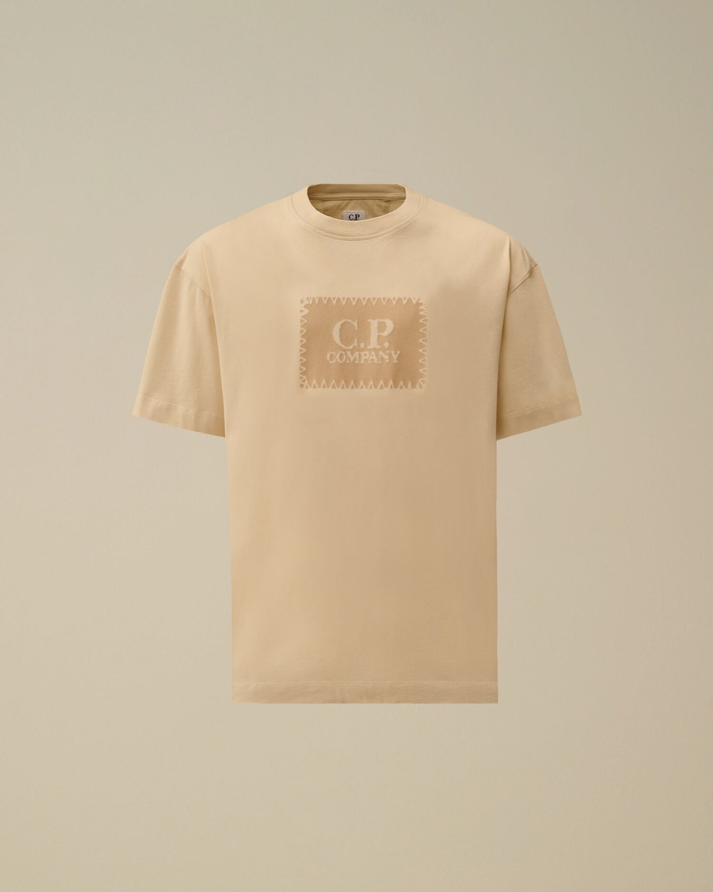 Jersey 30/1 Short Sleeve Logo Label T-Shirt, FROZEN DEW - WHITE