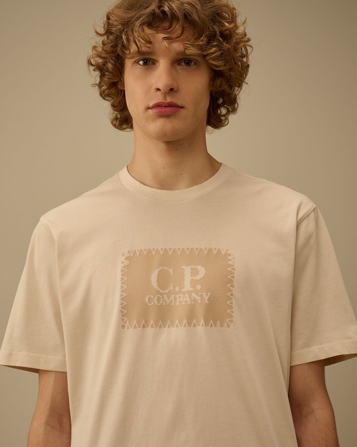 Jersey 30/1 Short Sleeve Logo Label T-Shirt, FROZEN DEW - WHITE