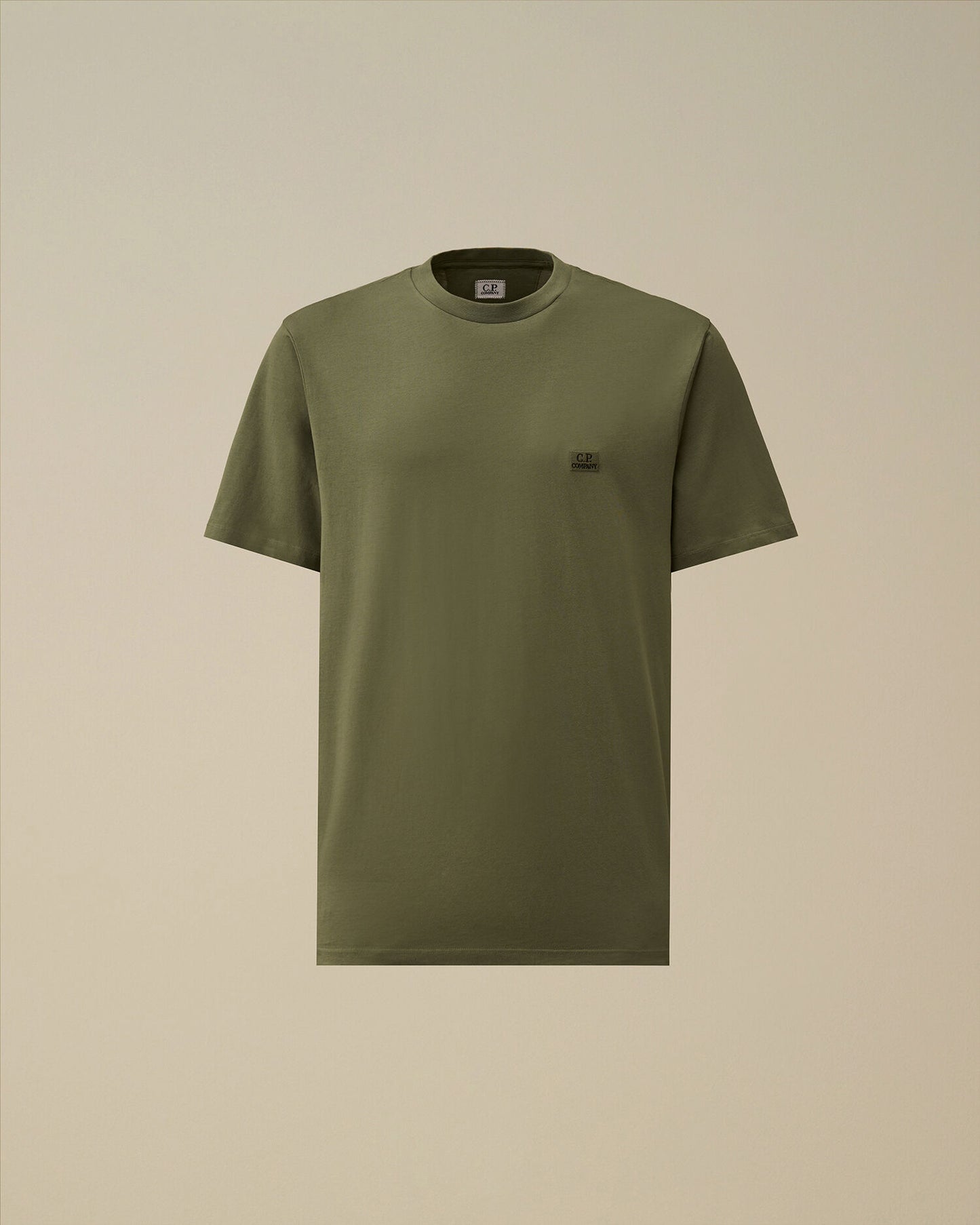 30/1 Jersey Short Sleeve Logo Patch T-Shirt, LAUREL WREATH - GREEN