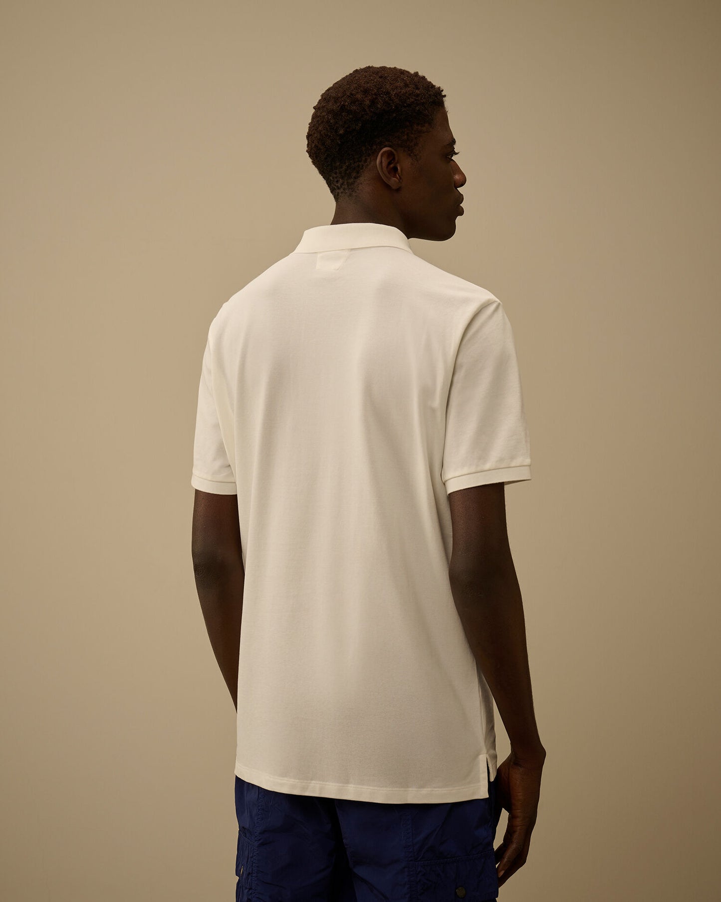Stretch Piquet Short Sleeve Polo, GAUZE WHITE
