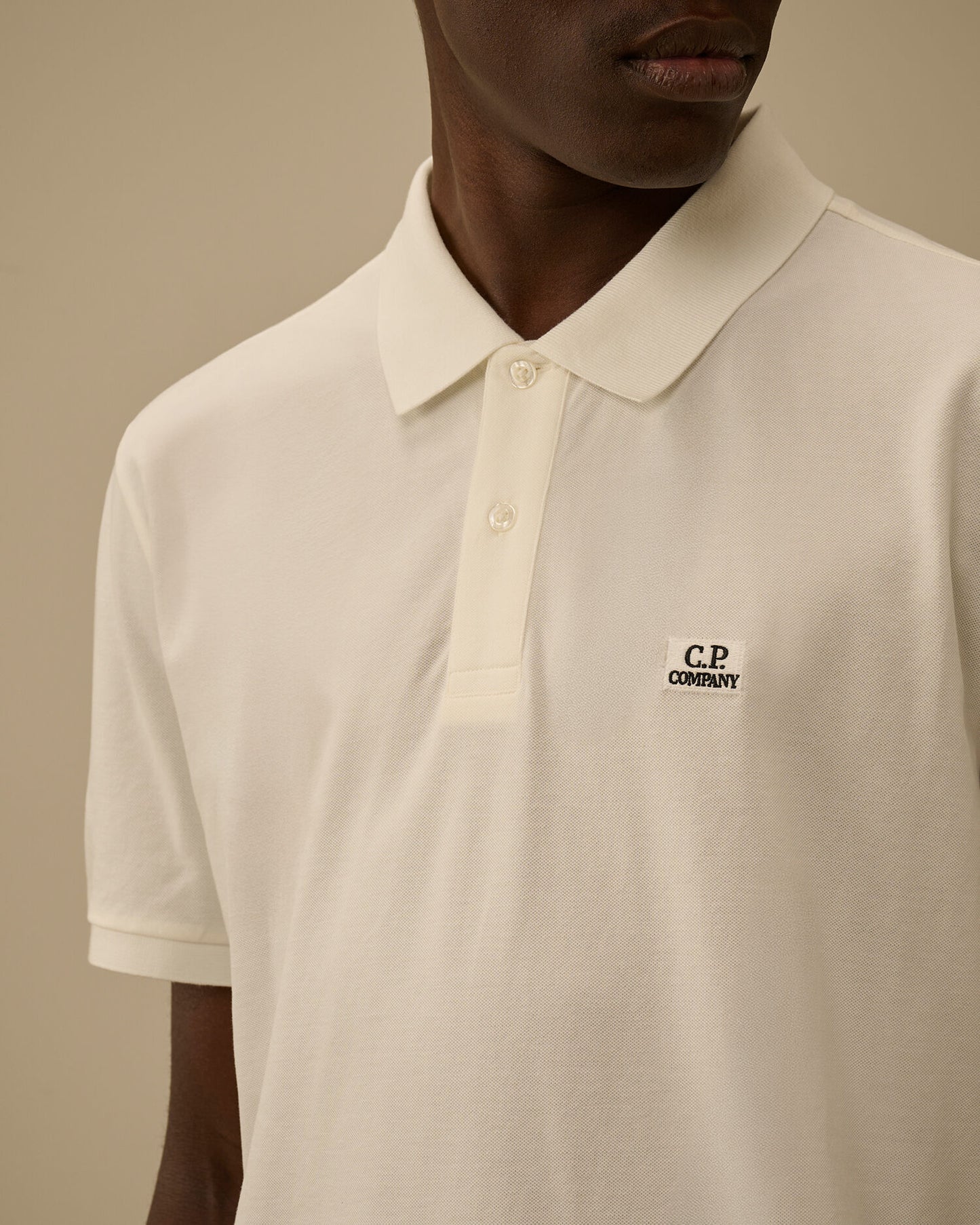 Stretch Piquet Short Sleeve Polo, GAUZE WHITE